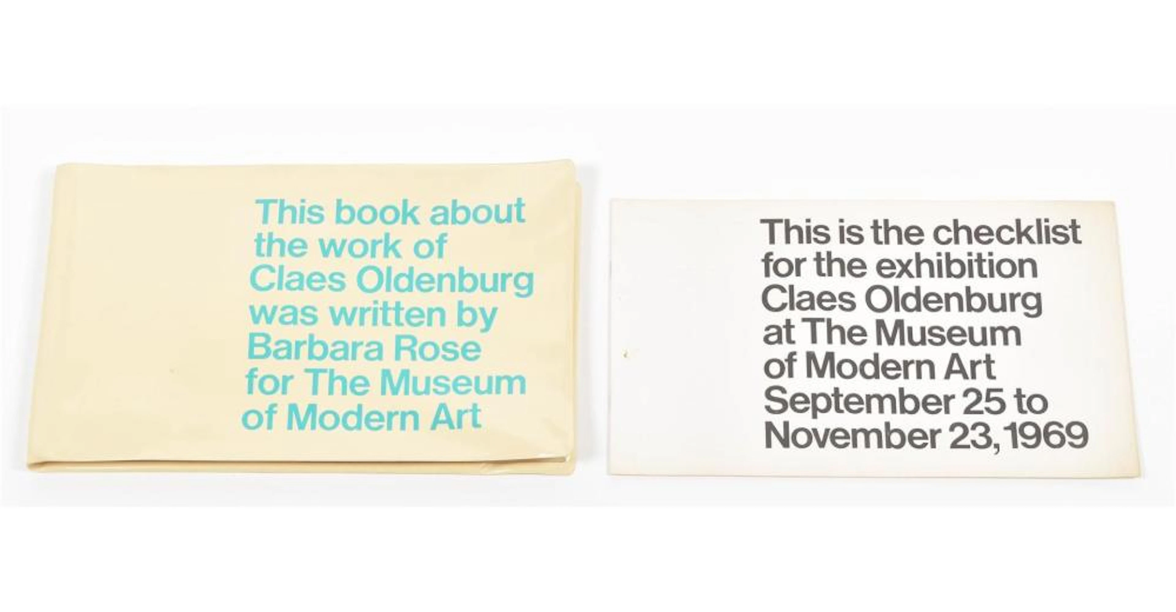 [1960S] CLAES OLDENBURG AND BARBARA ROSE