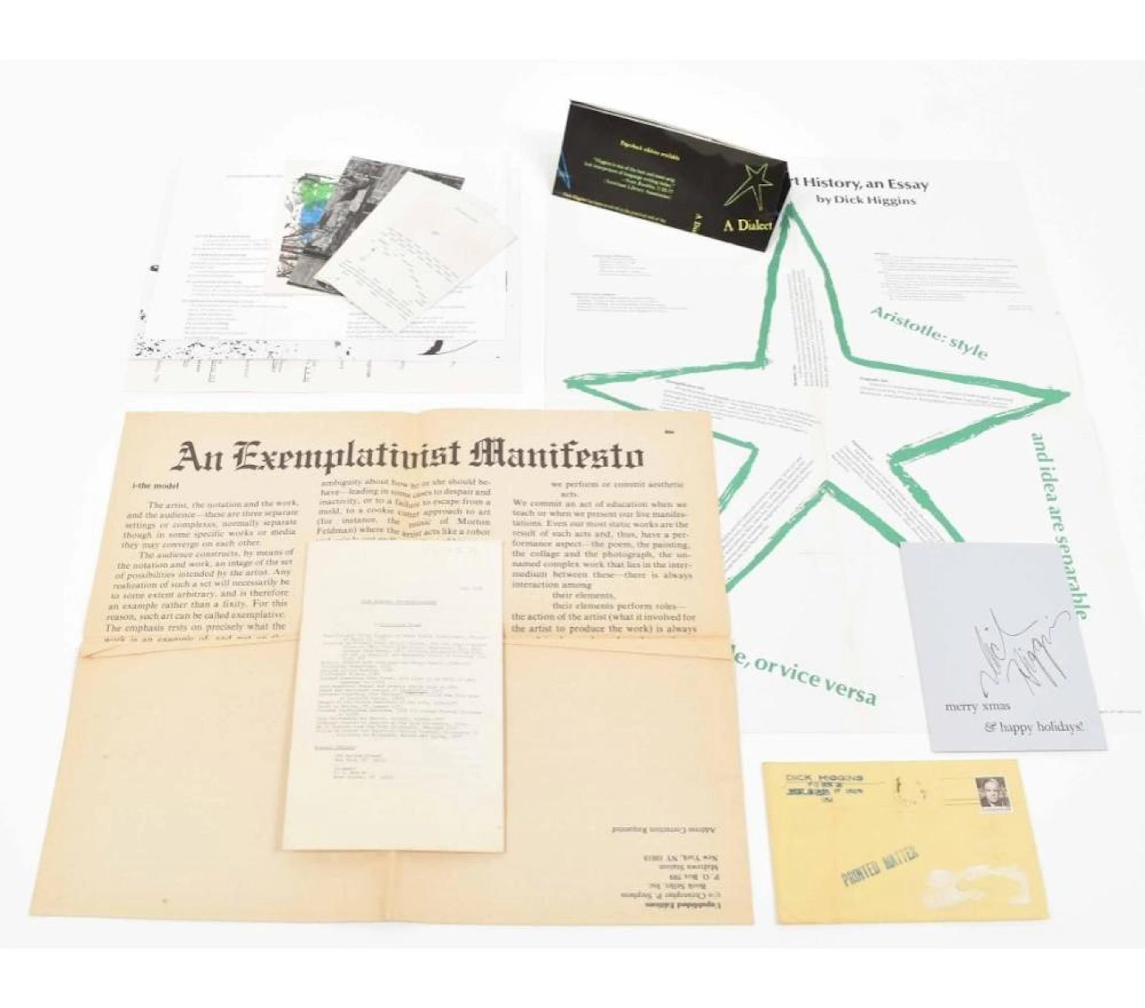 DICK HIGGINS, MULTIPLE AND DOCUMENTATIO