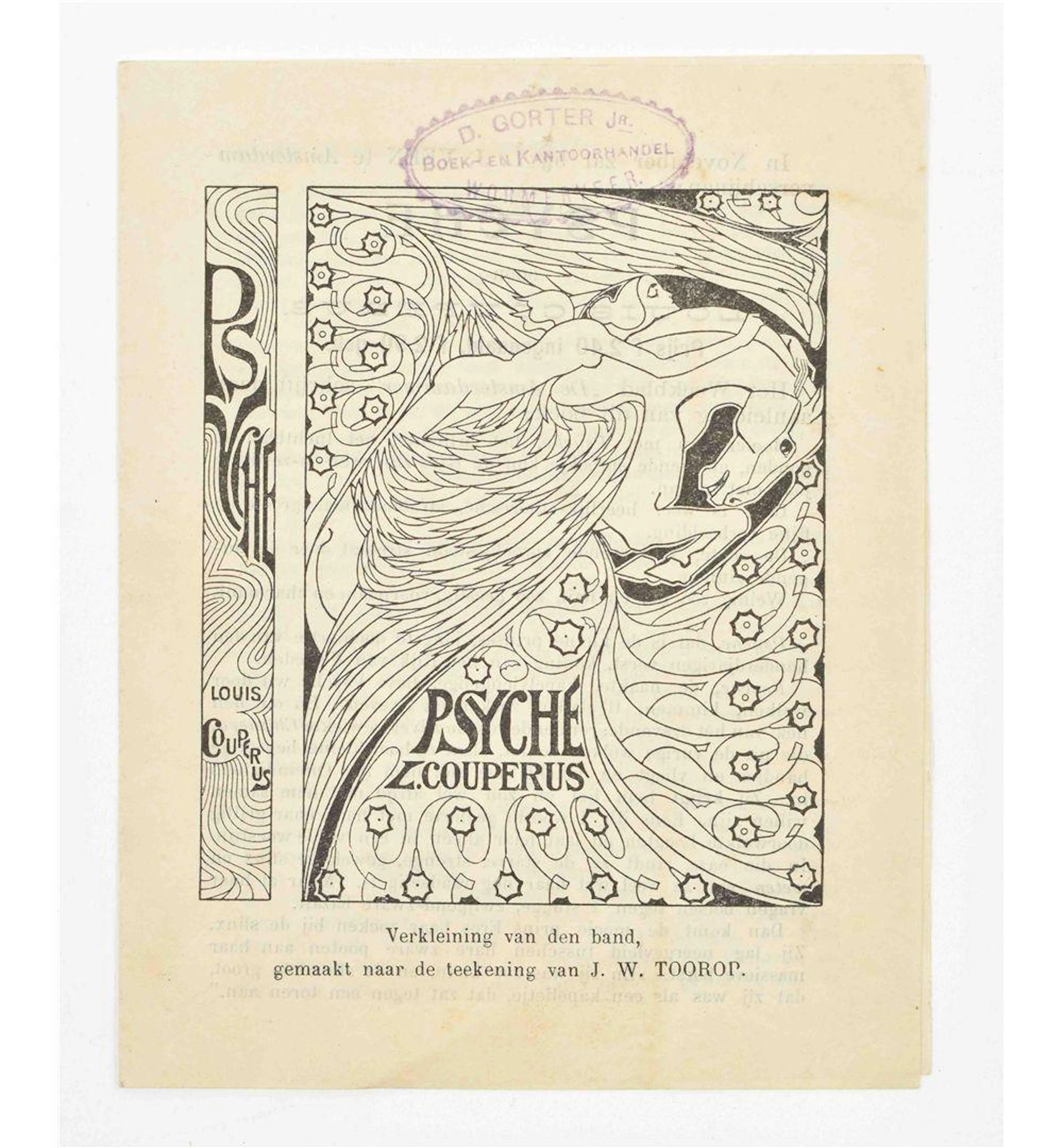 [JAN TOOROP] SIX TITLES: (1) 'PSYCHE DOOR LOUIS COUPERUS'