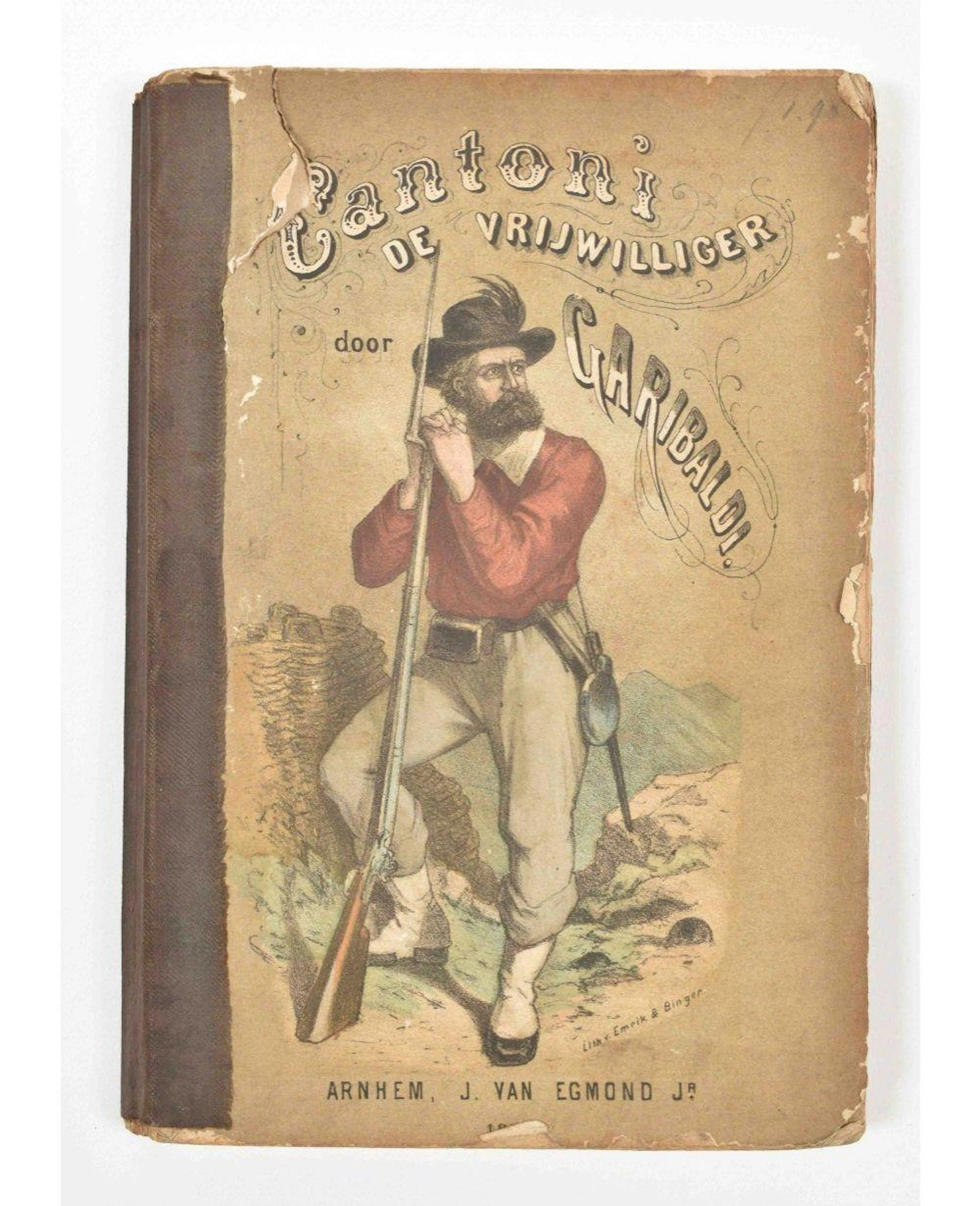 [ITALIAN LITERATURE] GIUSEPPE GARIBALDI. CANTONI DE VRIJWILLIGER