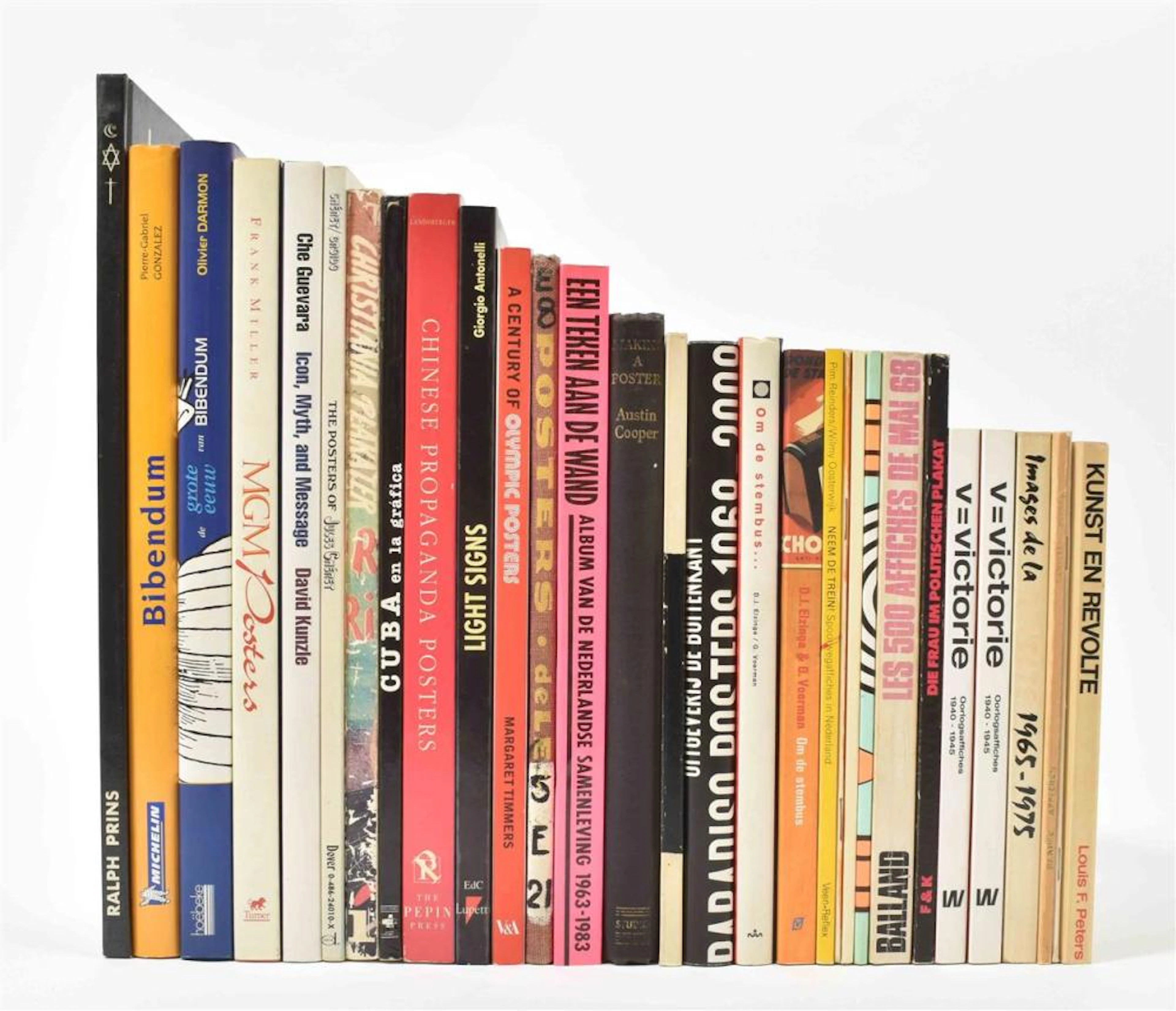 [MONOGRAPHS & REFERENCE WORKS] POSTERS. 30 WORKS: (1) PRINS, R. HUMANITY