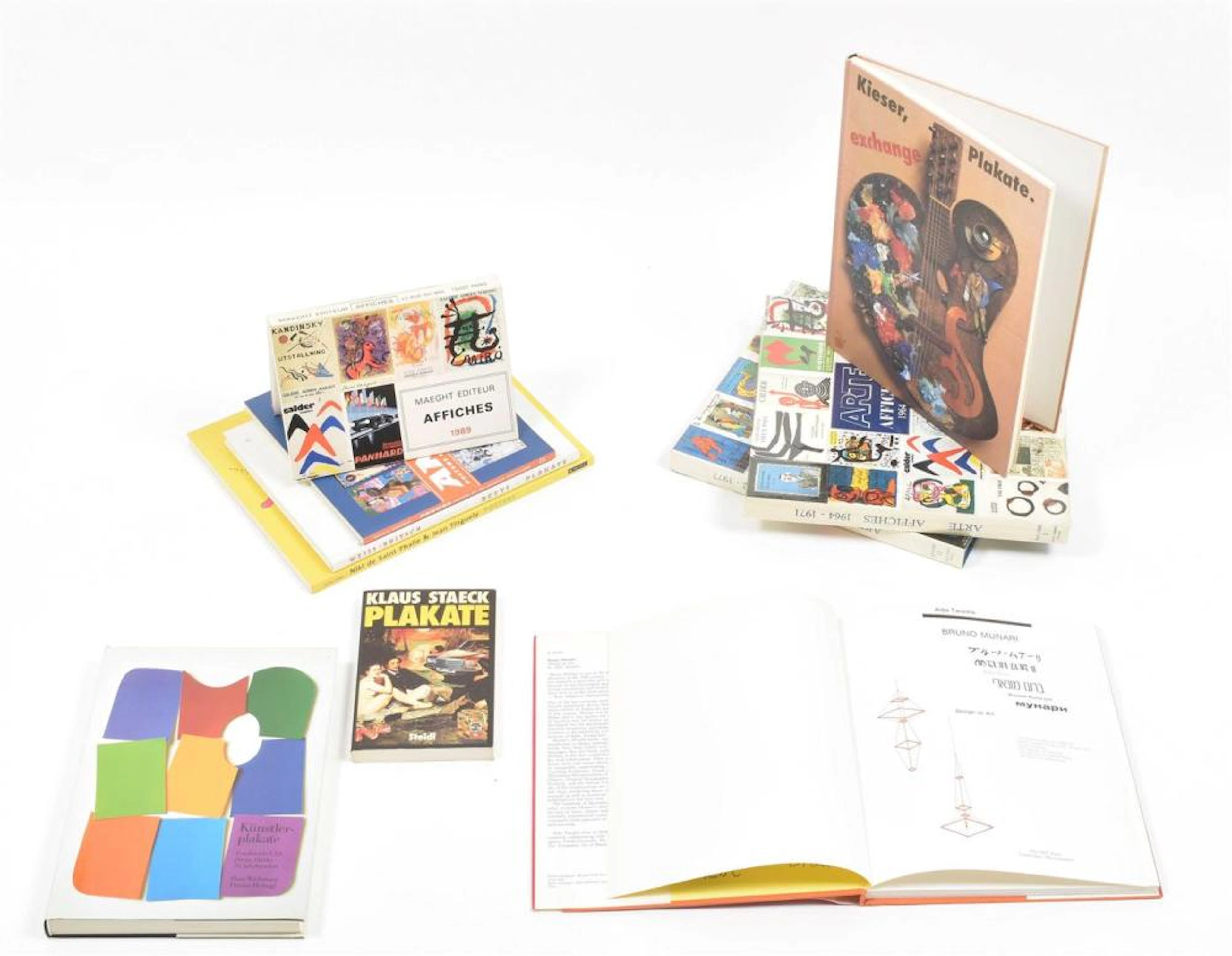 [MONOGRAPHS & REFERENCE WORKS] POSTERS. TEN WORKS: (1) ARTE AFFICHES