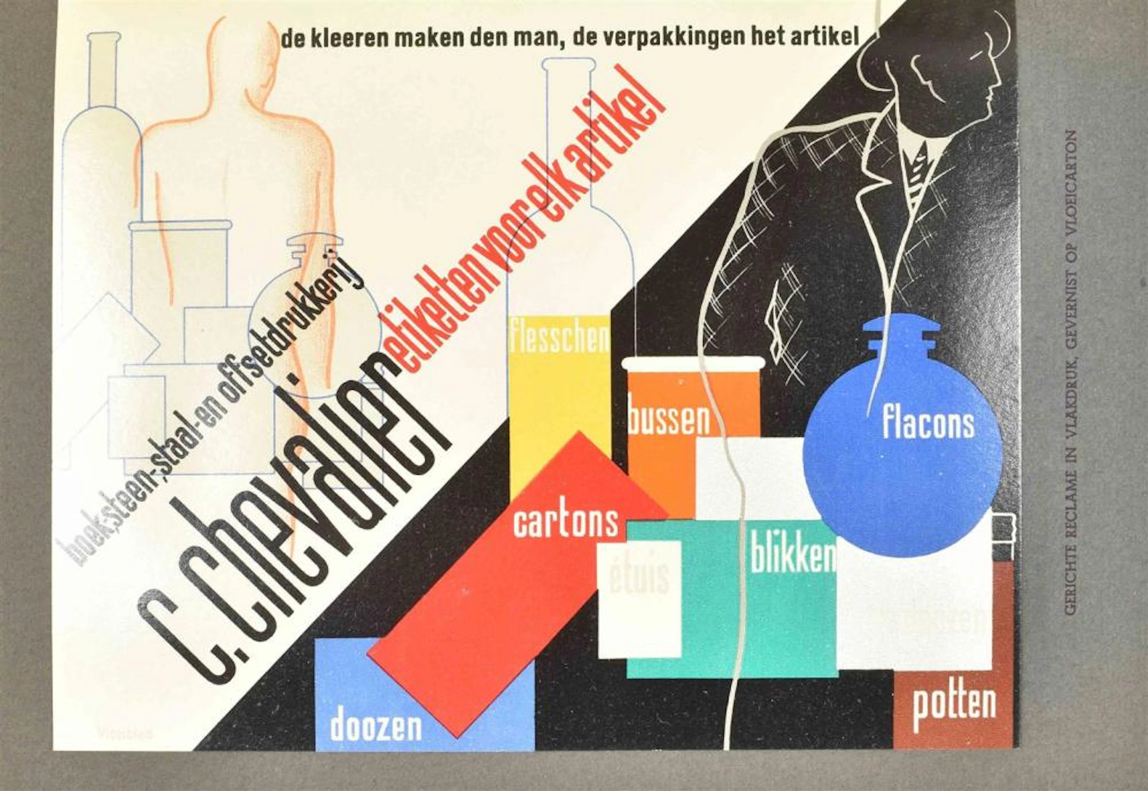 [COMMERCIAL ARTS] SCHUITEMA, P. (1897-1973). GERICHTE RECLAME