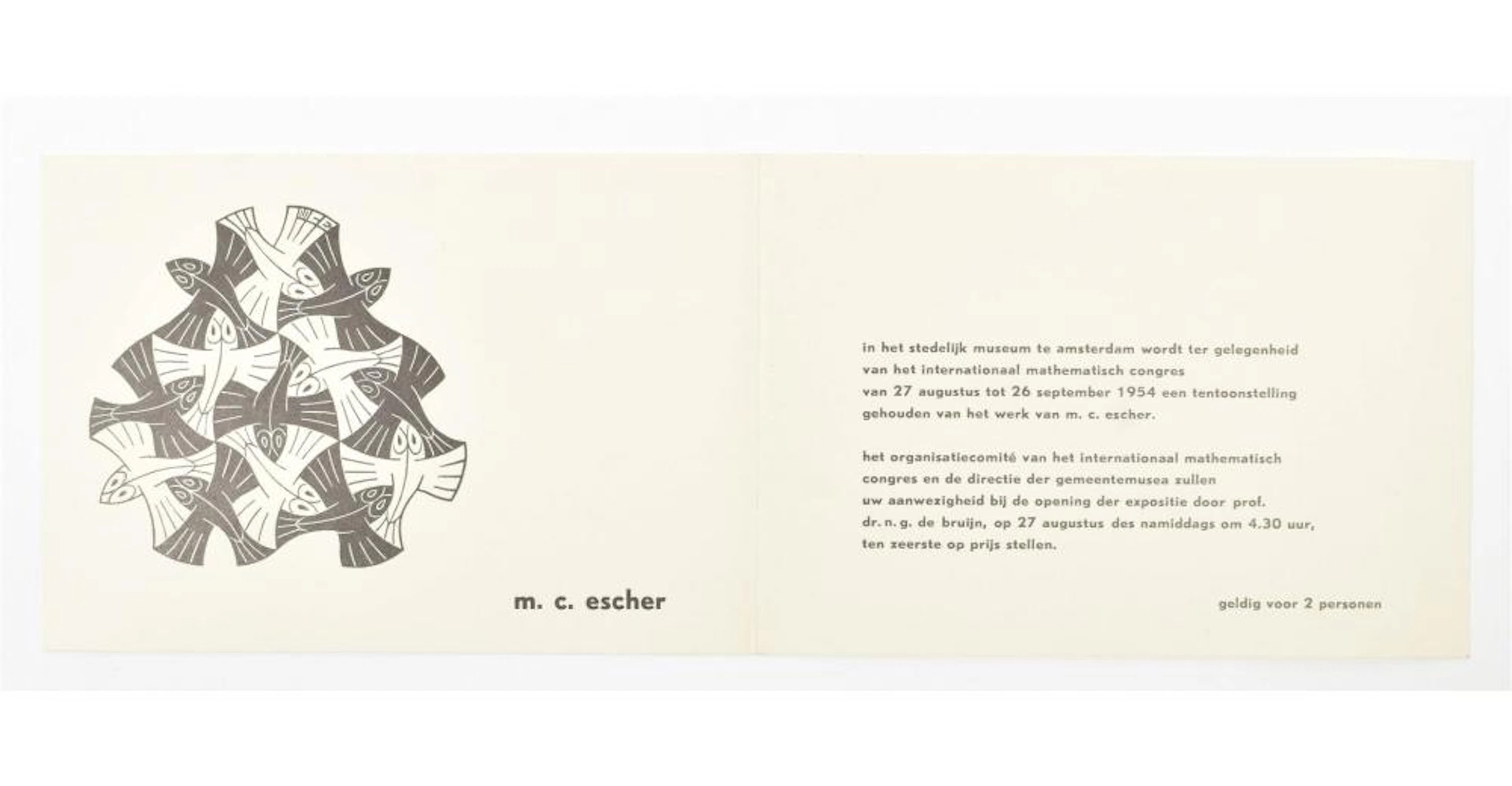 ESCHER, M.C. (1898-1972). VISSEN VIGNET