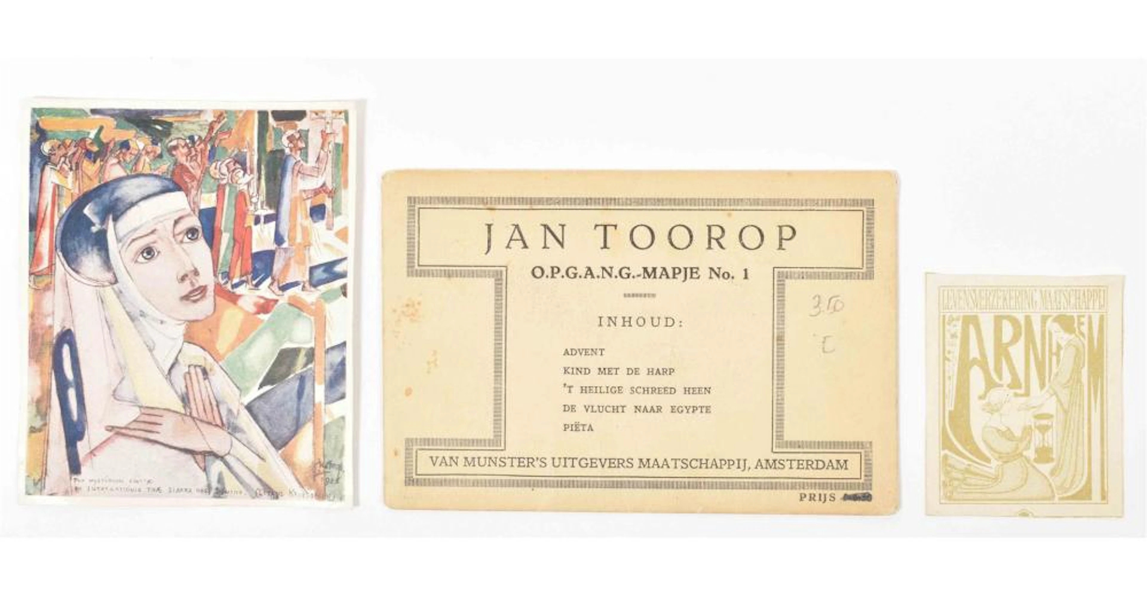 TOOROP, J. (1856-1928). 21 ITEMS: (1) MARY MAGDALEN WITH CHILD
