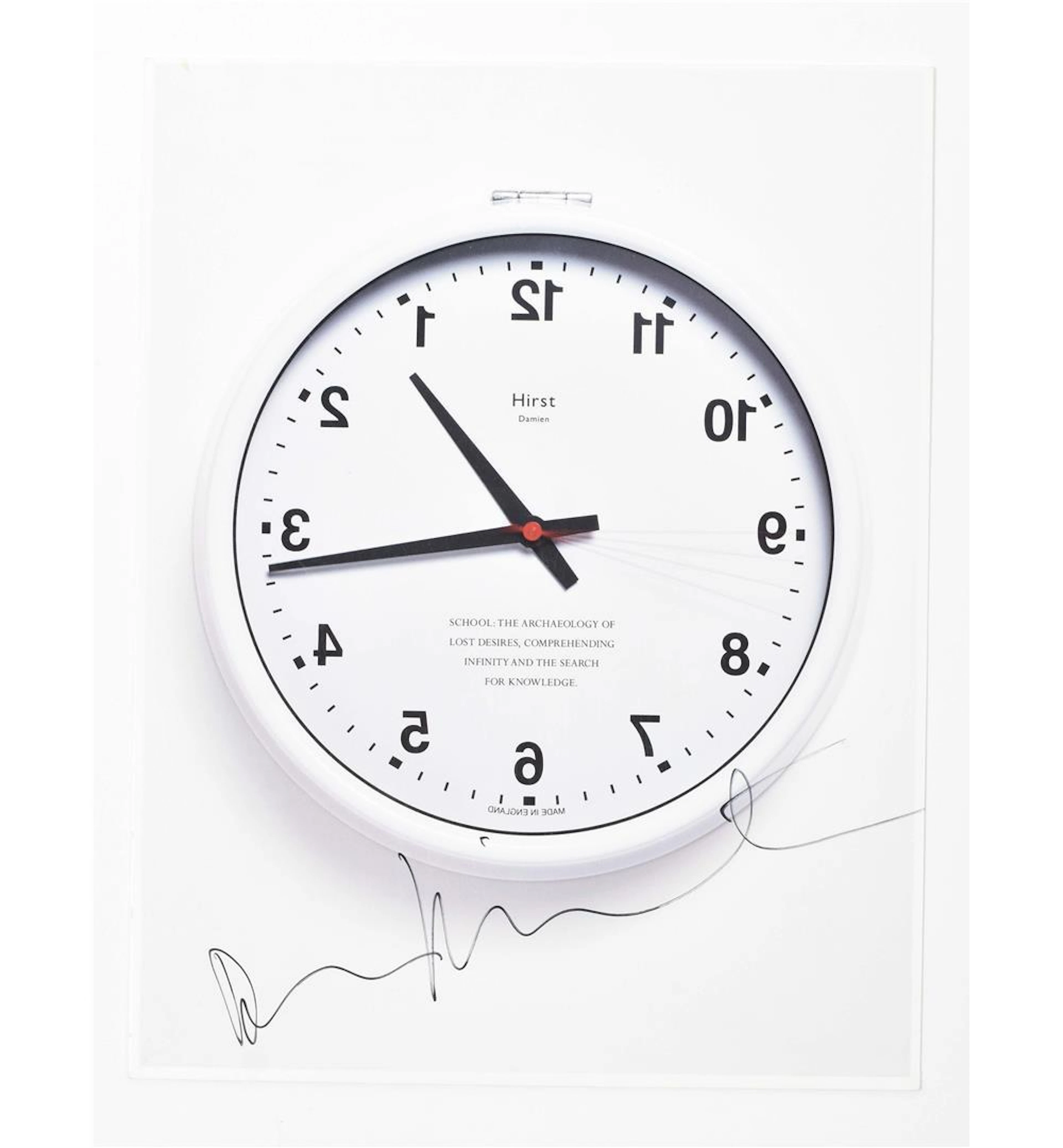 HIRST, D. (B. 1965). SIGNED EXHIBITION INVITATIO