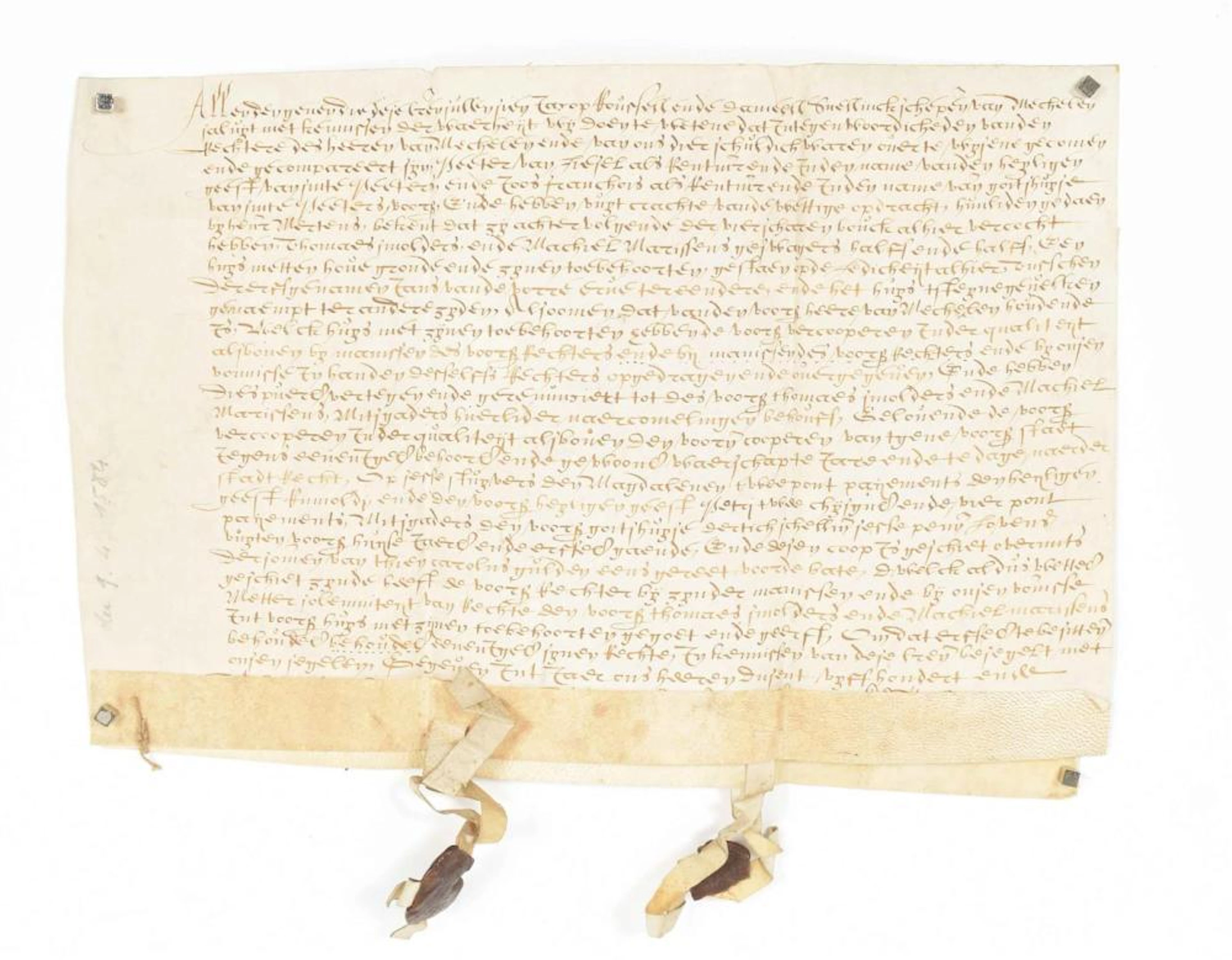 [MANUSCRIPTS] COLLECTION OF 22 DUTCH MANUSCRIPT DOCUMENTS 1550-1860