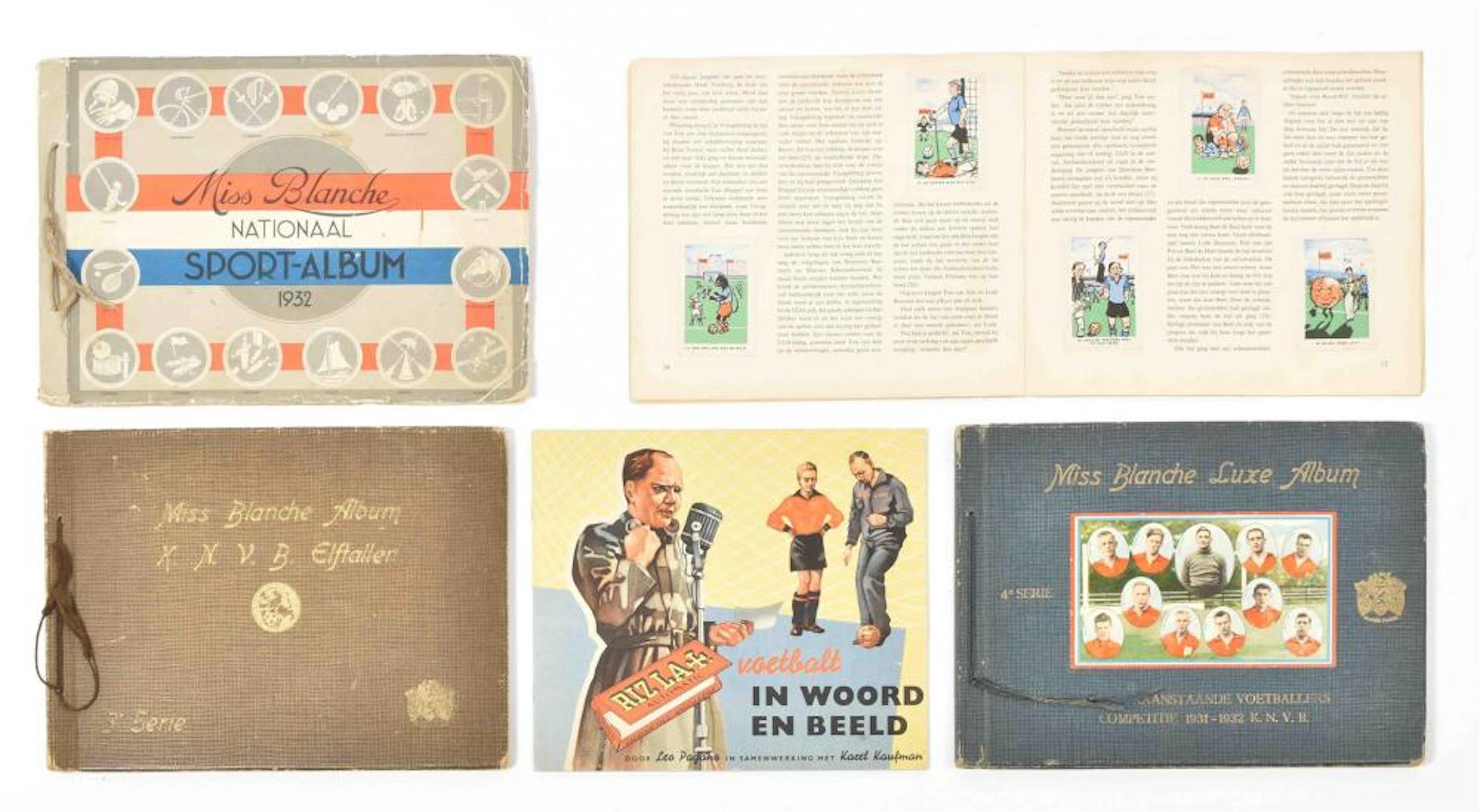 [SPORTS] MISS BLANCHE AND RIZLA PICTURE CARD ALBUMS