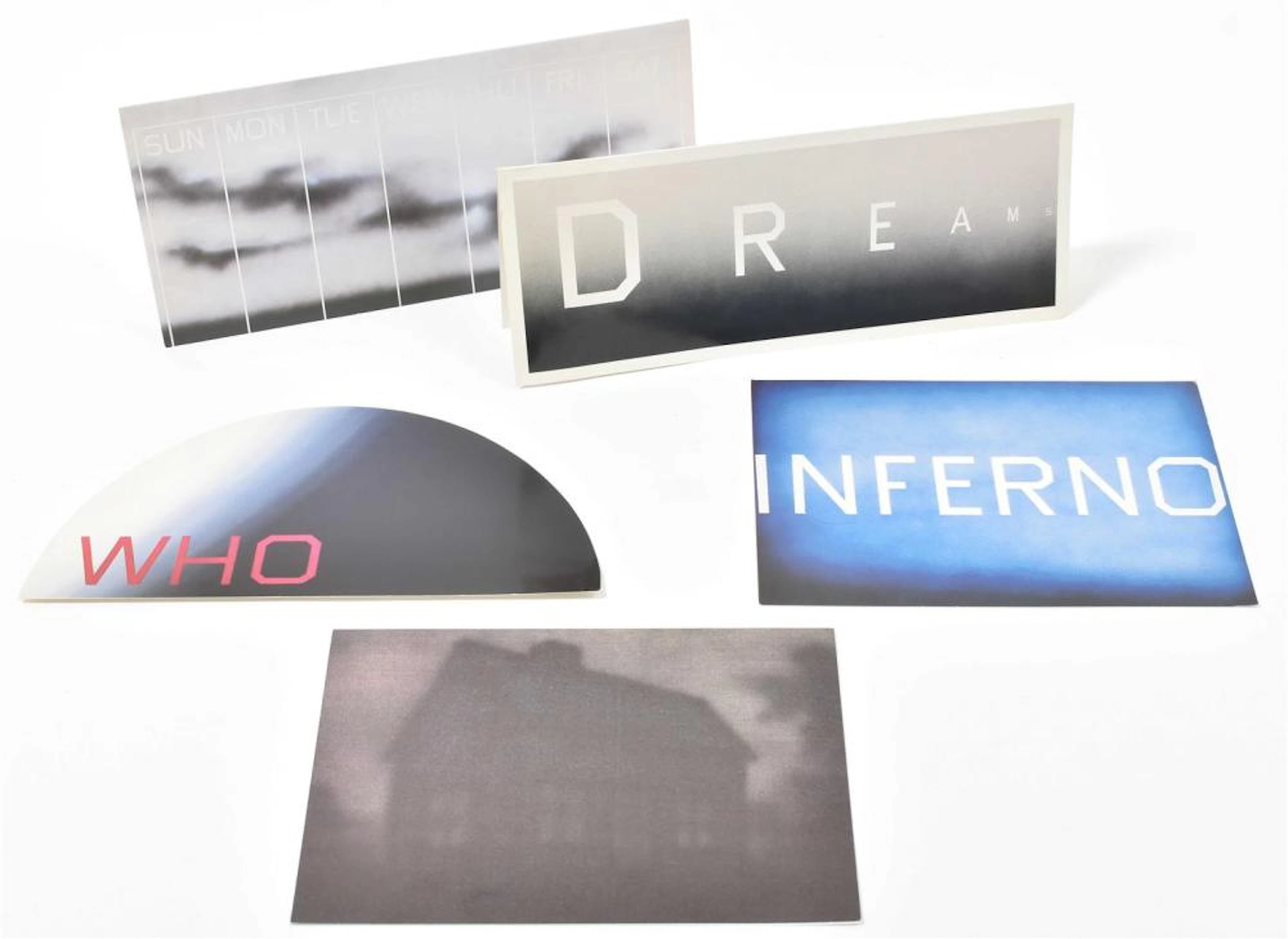 ED RUSCHA, INVITATION CARDS 1987-1992