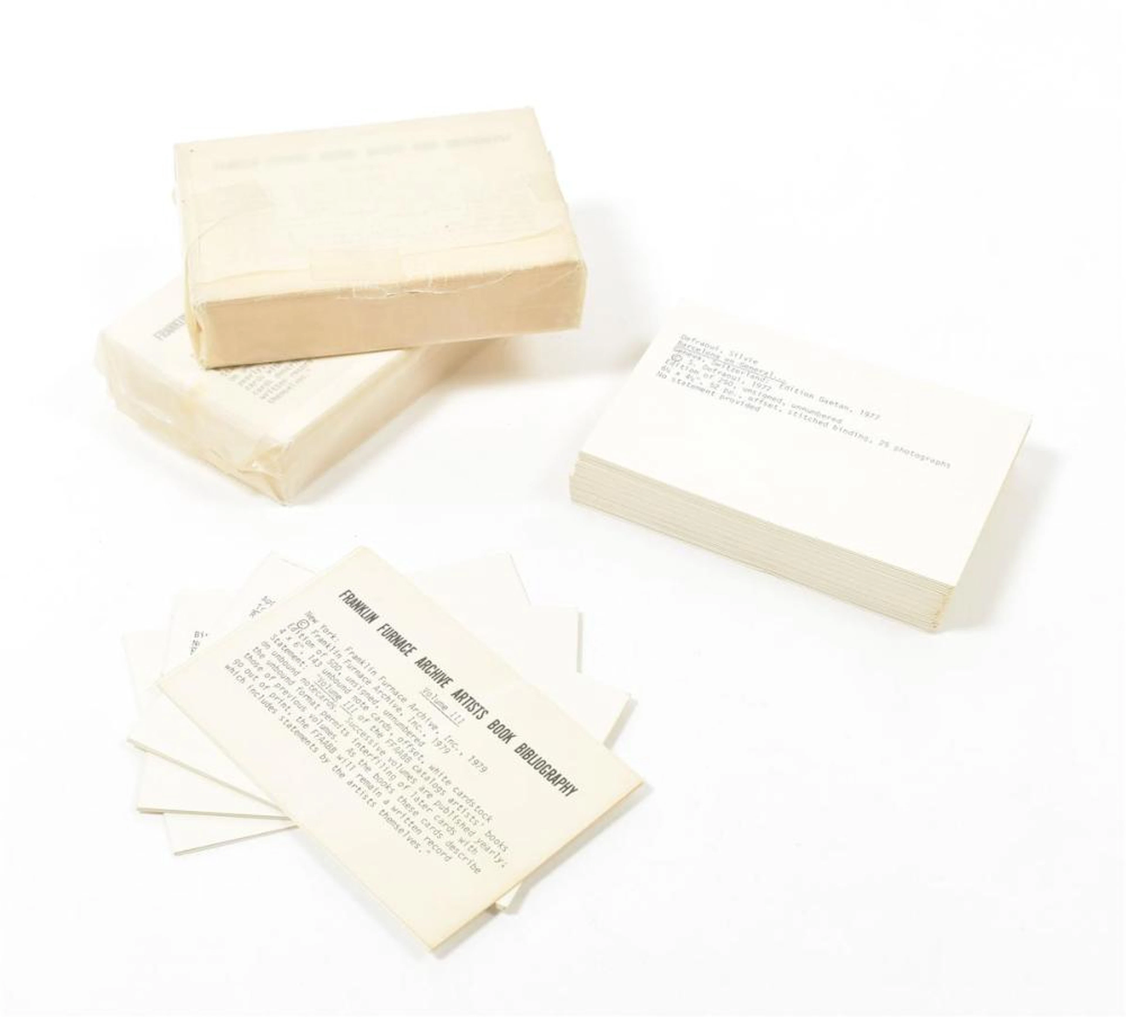 [REFERENCE WORKS AND SALES CATALOGUES] FRANKLIN FURNACE...