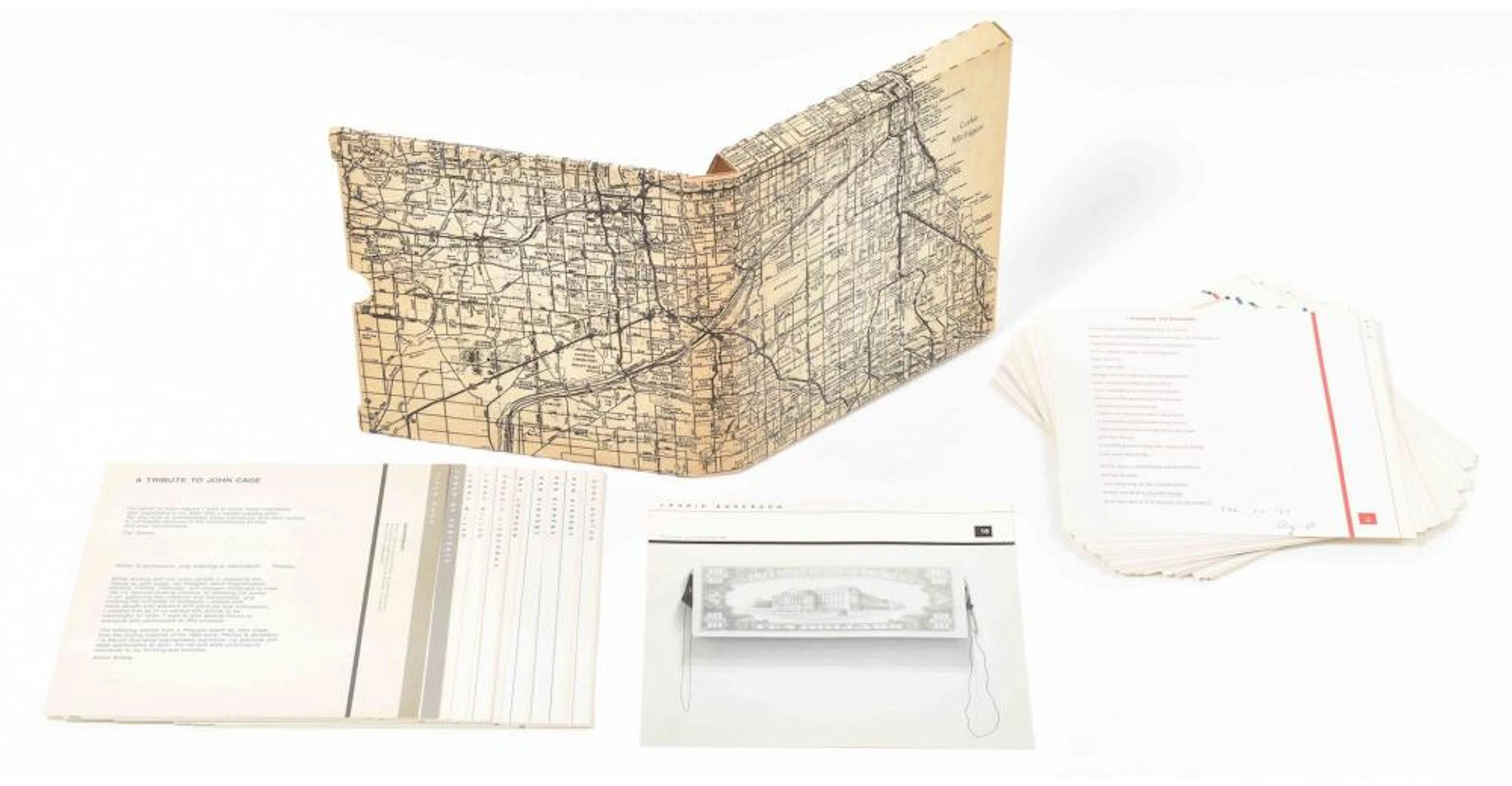 [FLUXUS] PREPARED BOX FOR JOHN CAGE, CINCINNATI, CARL SOLWAY GALLERY, 1987