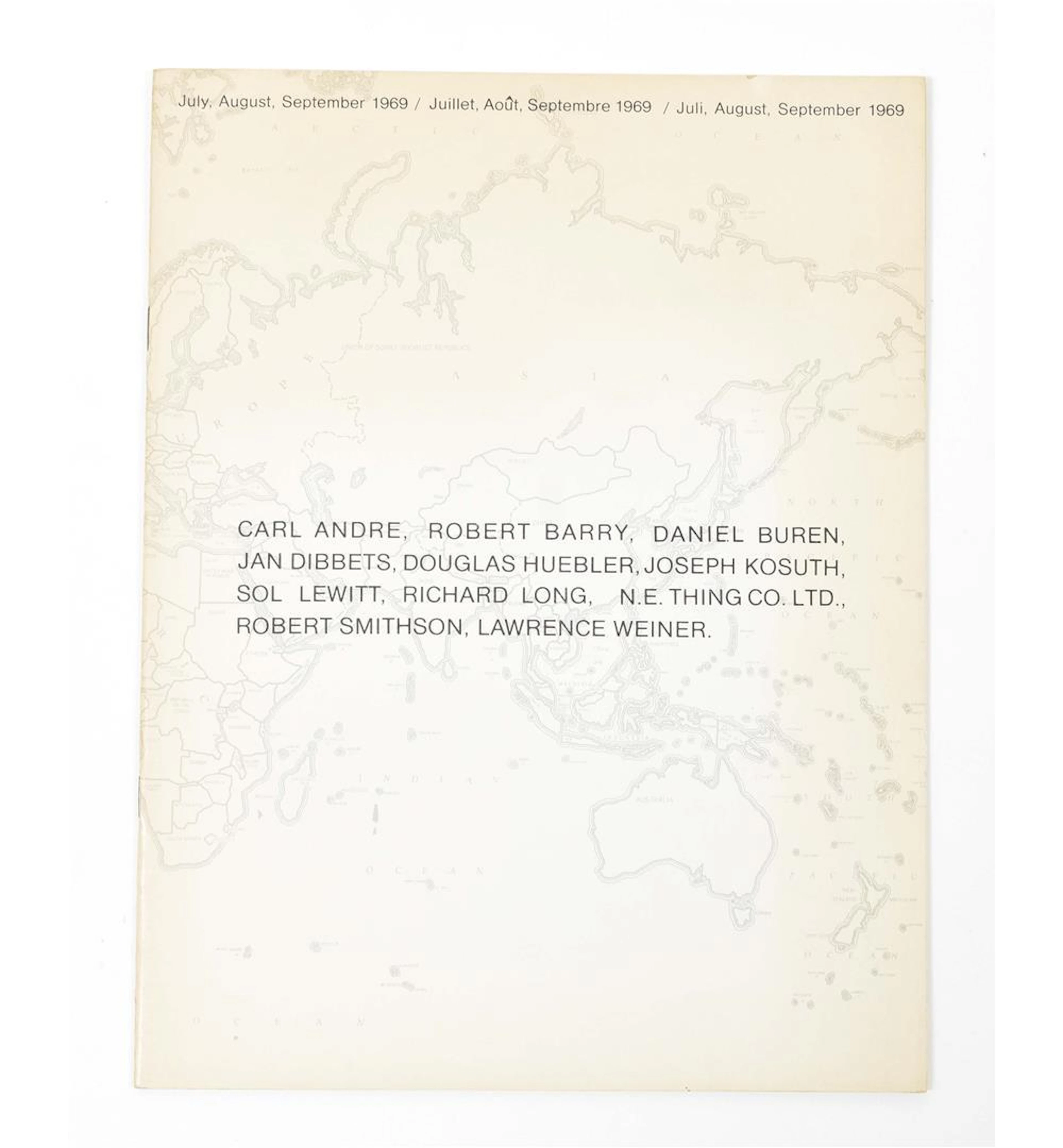 [GROUNDBREAKING GROUP SHOW CATALOGUES 1960/70S] SETH SIEGELAUB