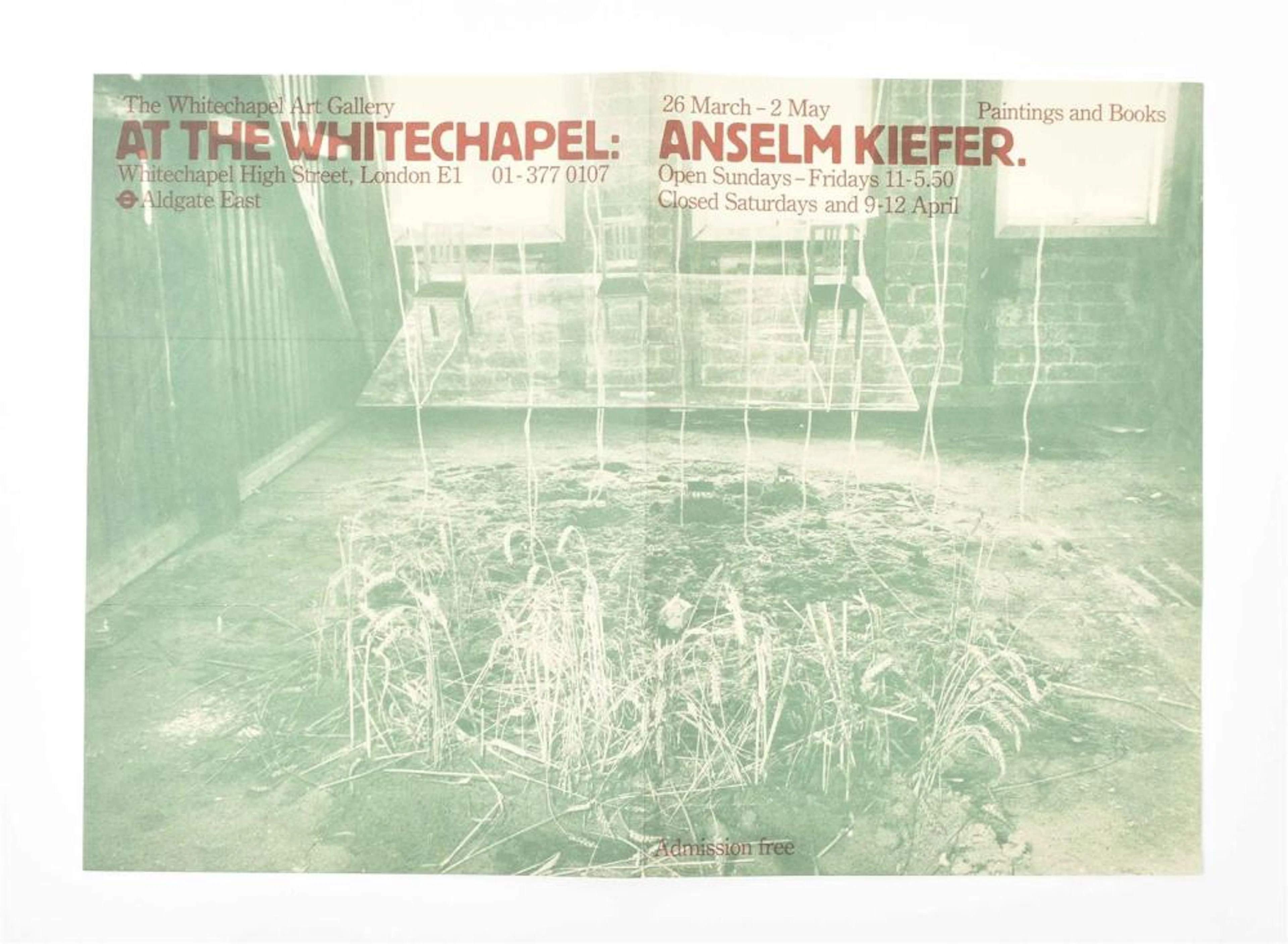 ANSELM KIEFER, SET OF ANNOUNCEMENT POSTERS AND SOME CARDS, 1970S