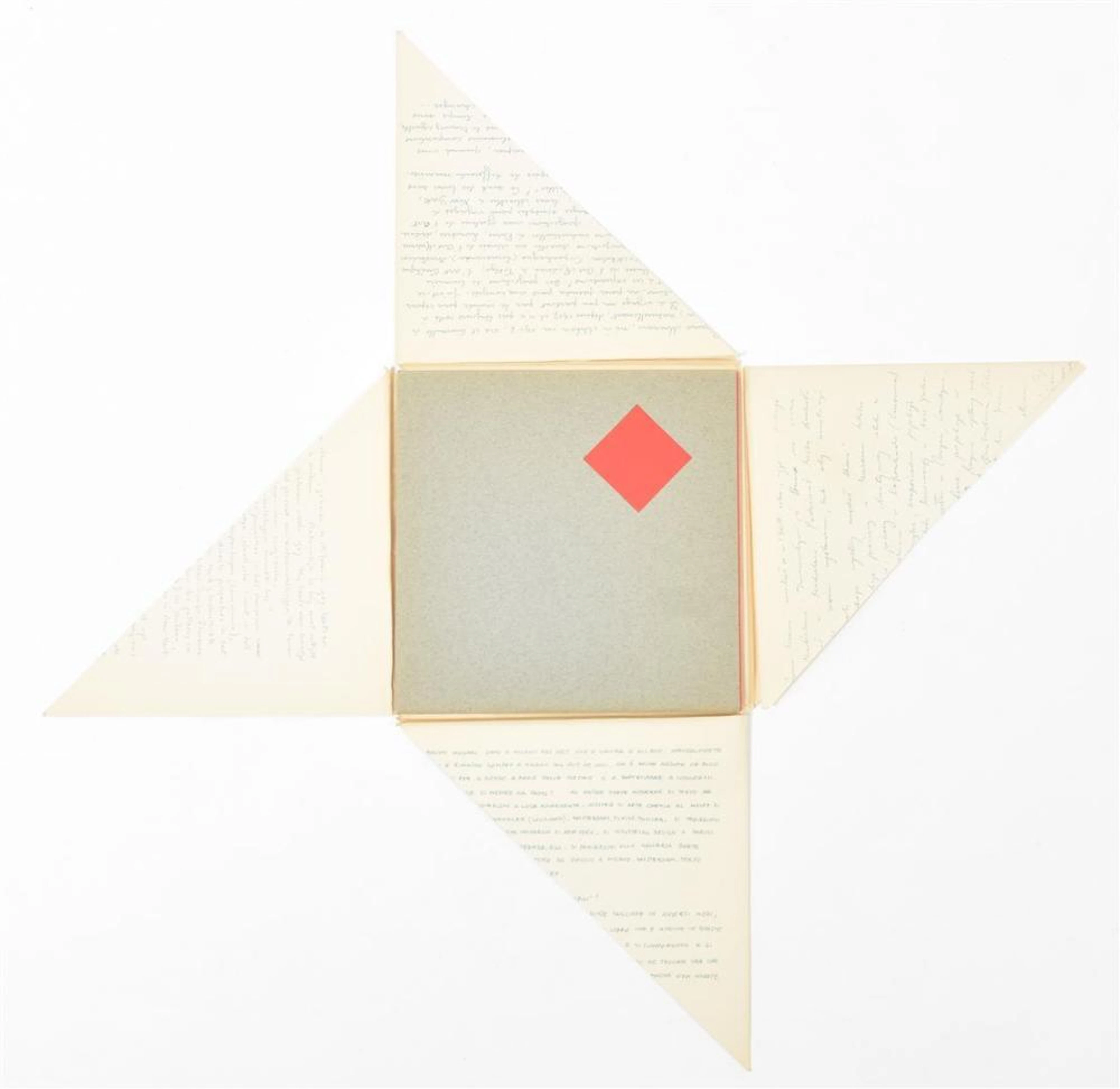 BRUNO MUNARI, AN UNREADABLE QUADRAT-PRINT