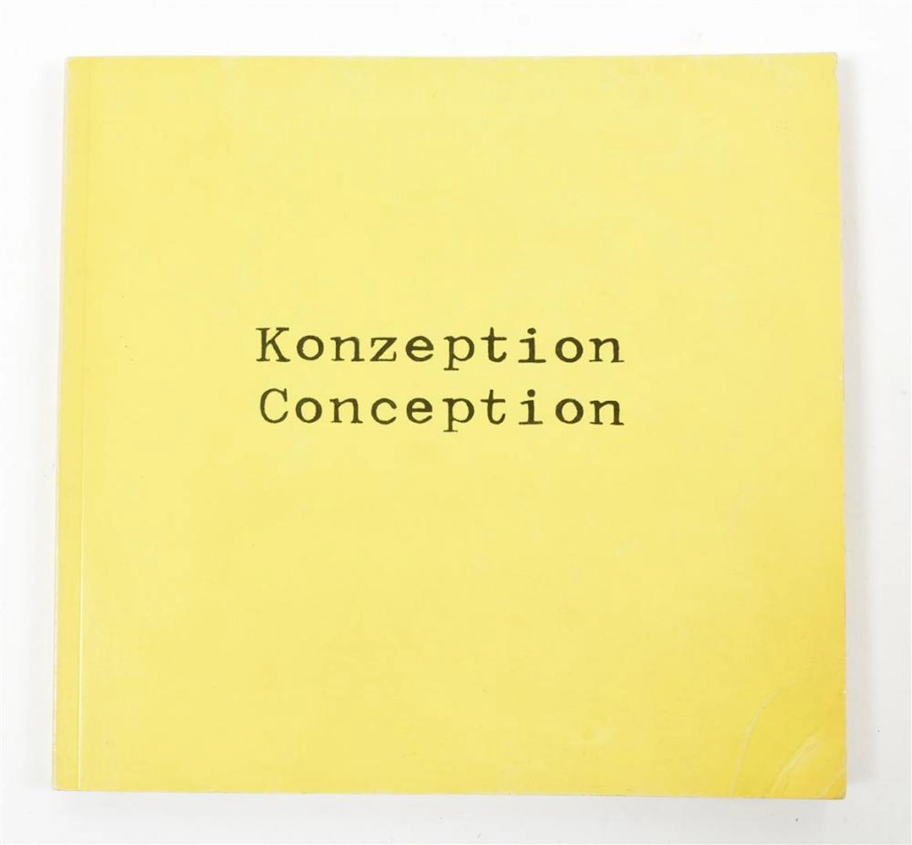 [GROUNDBREAKING GROUP SHOW CATALOGUES 1960/70S] KONZEPTION CONCEPTION