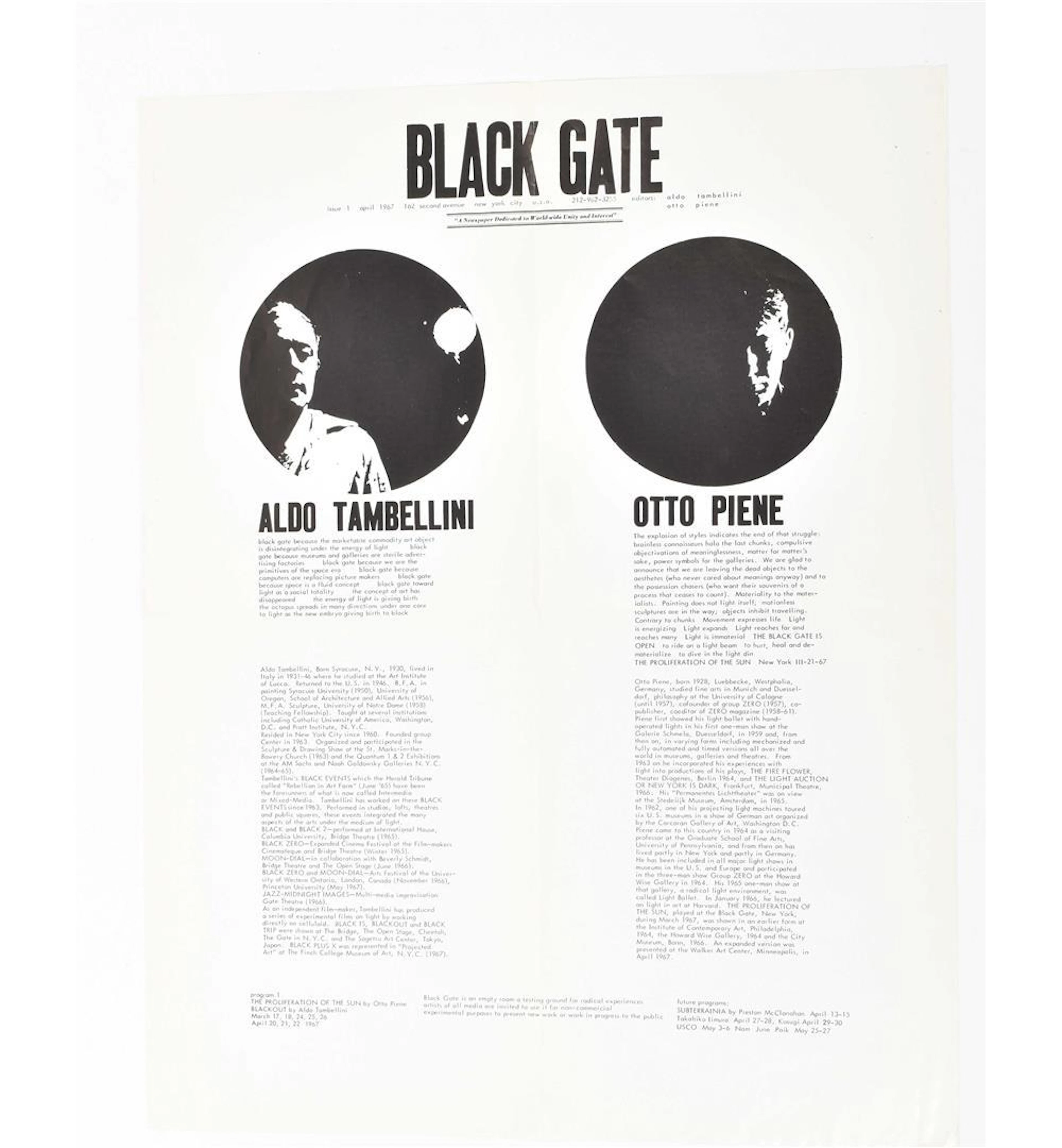 [1960S] BLACK GATE