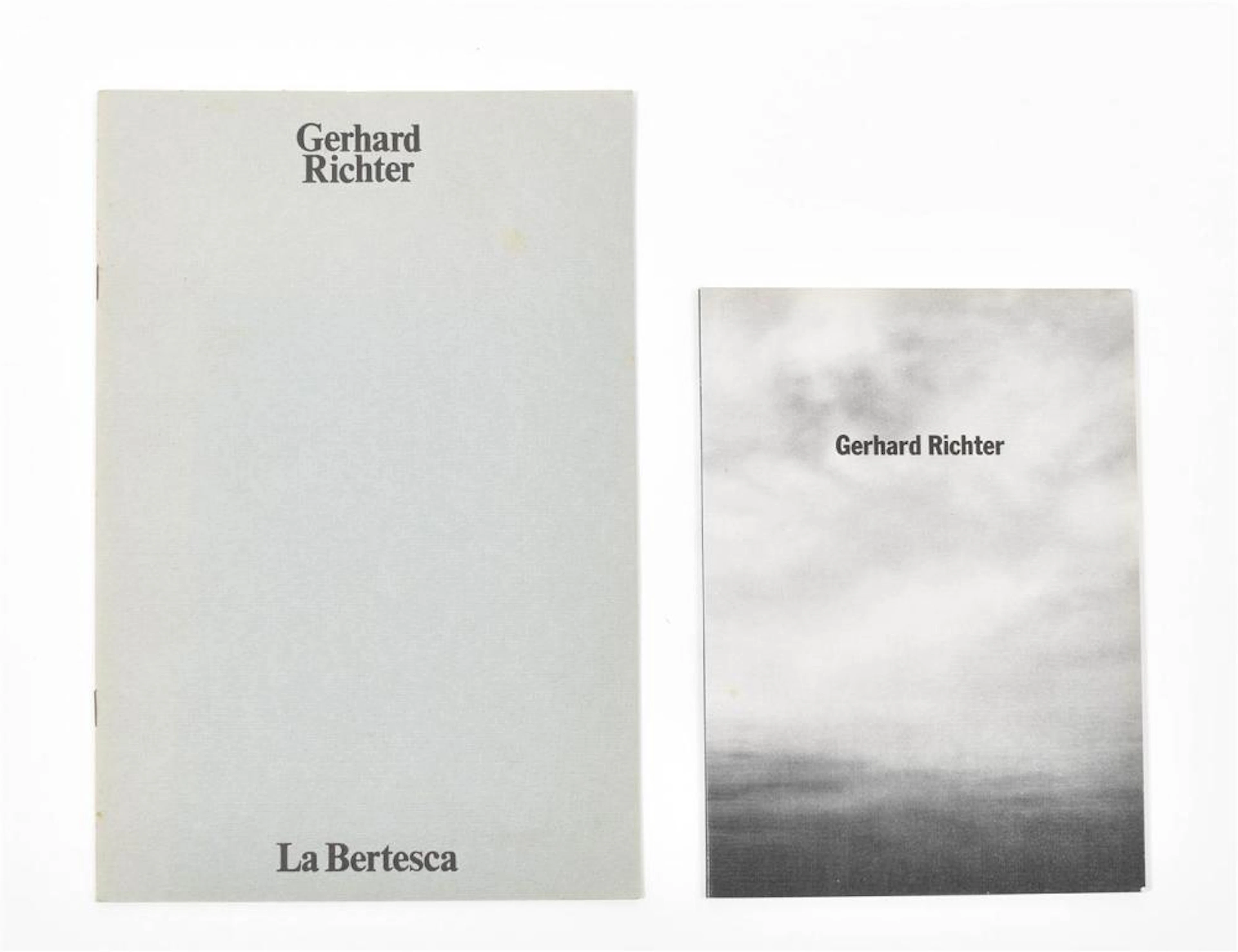 [1970S] GERHARD RICHTER, TWO ALLURING EARLY CATALOGUES, 1973-1976