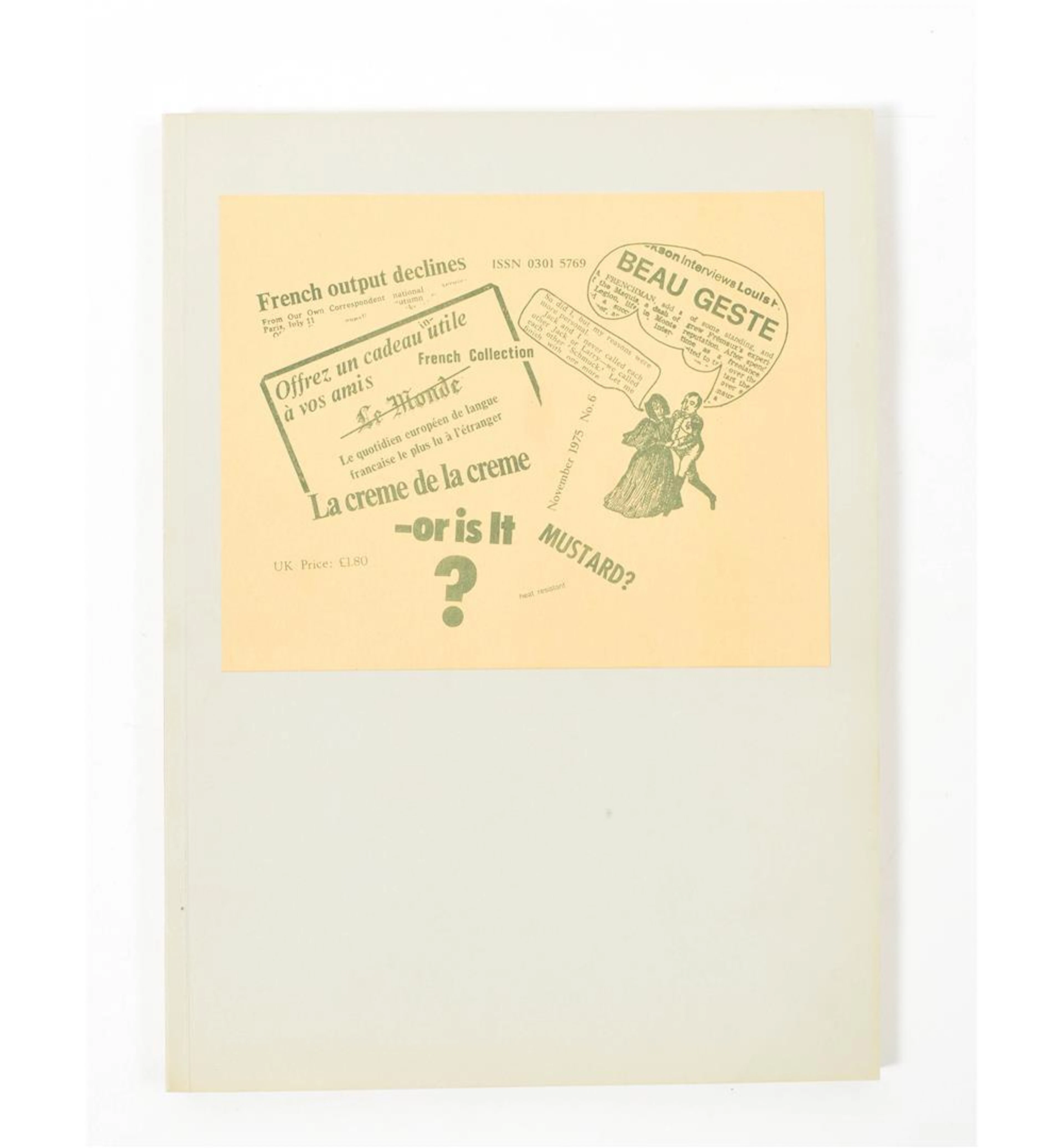 FRENCH SCHMUCK NO. 6, SUMMER 1975