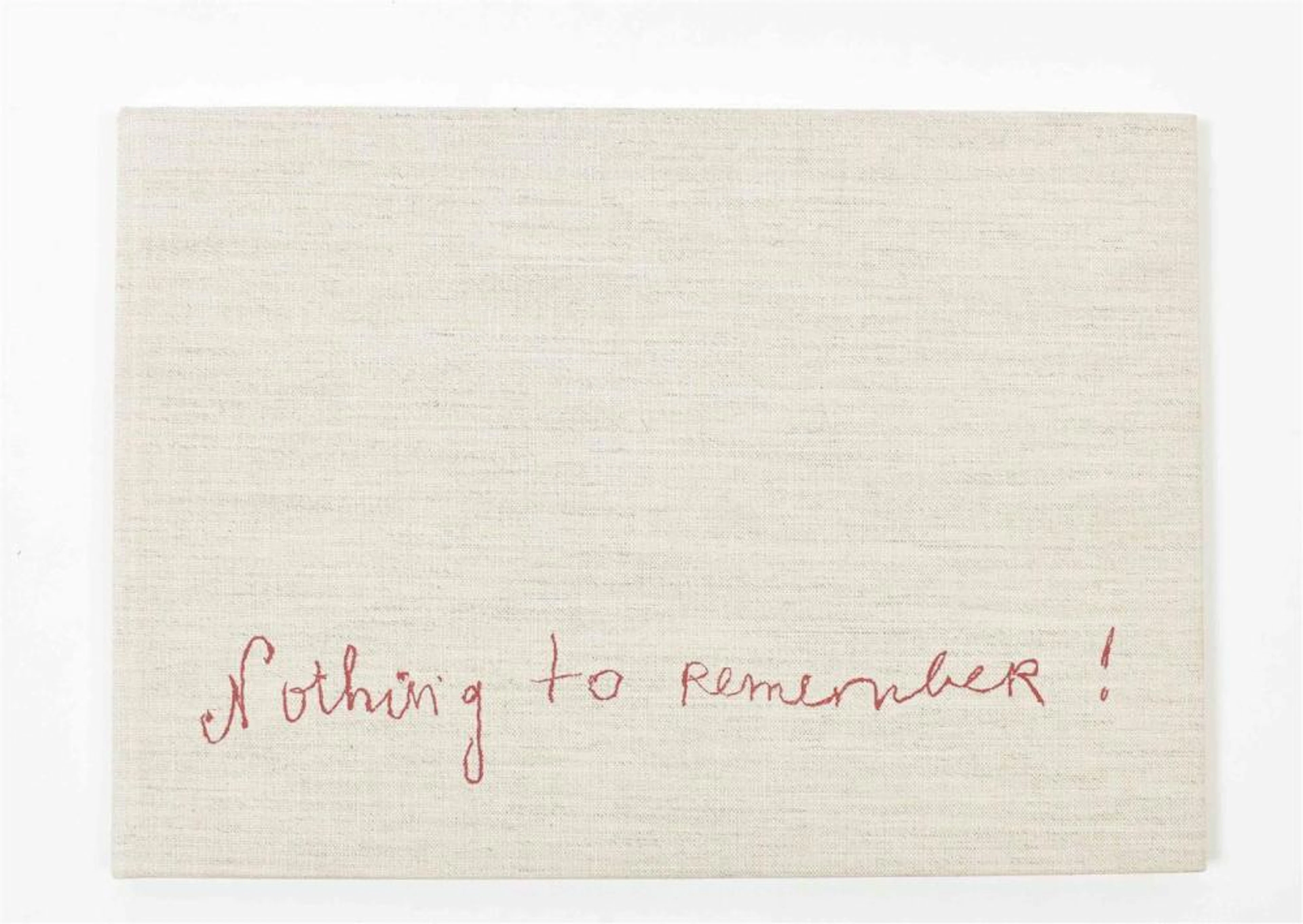 [1980S AND UP] LOUISE BOURGEOIS, NOTHING TO REMEMBER