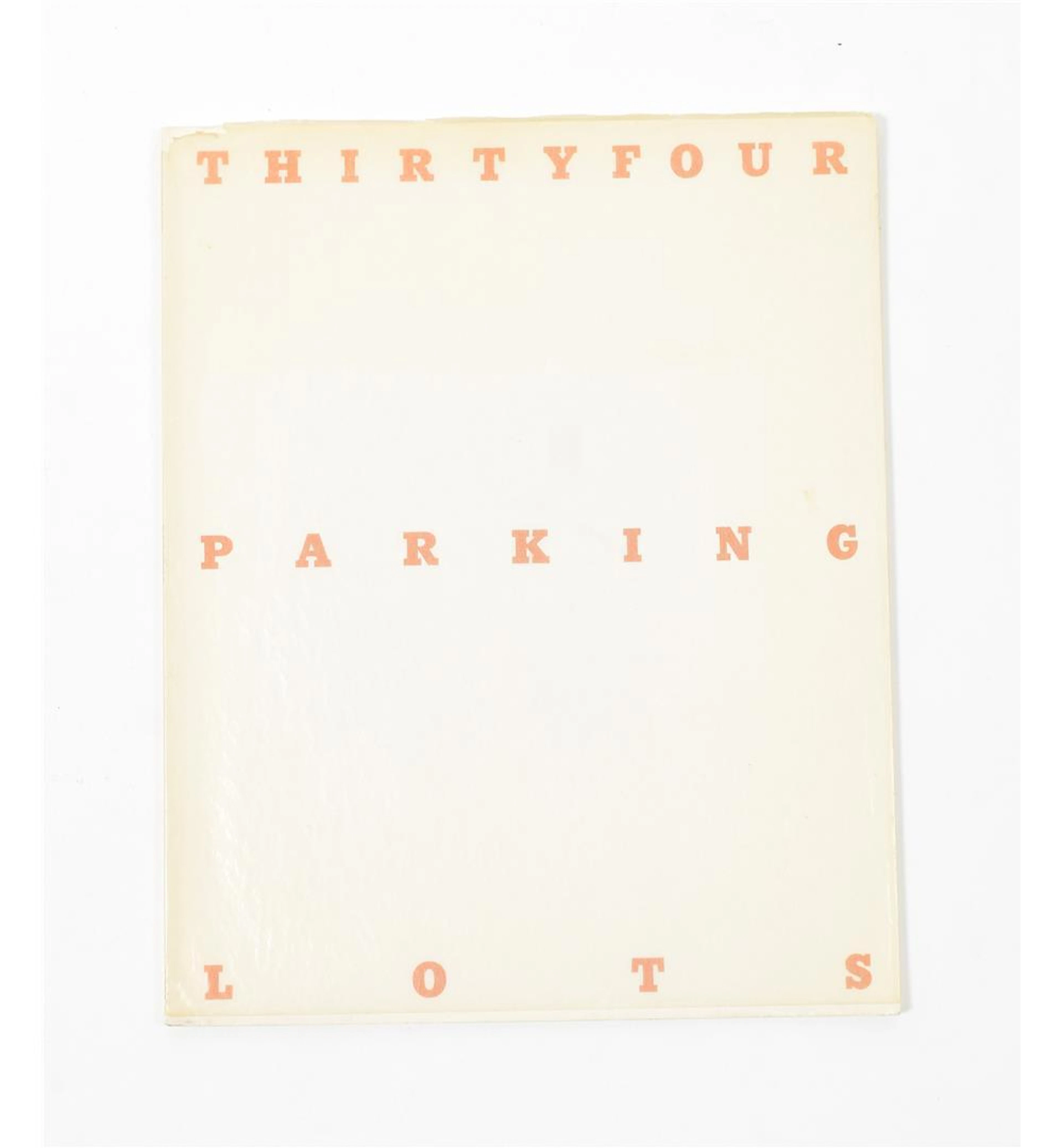 [1970S] ED RUSCHA, THIRTY FOUR PARKING LOTS