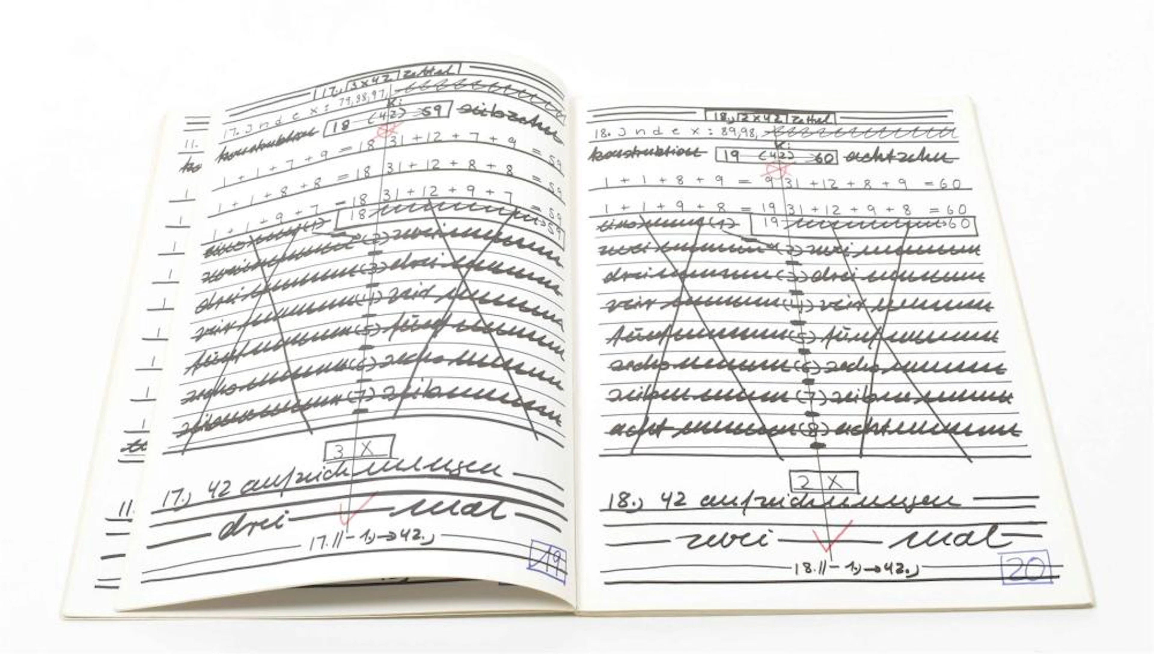 [1970S] HANNE DARBOVEN, TWO ARTISTS' BOOKS 1973-1975