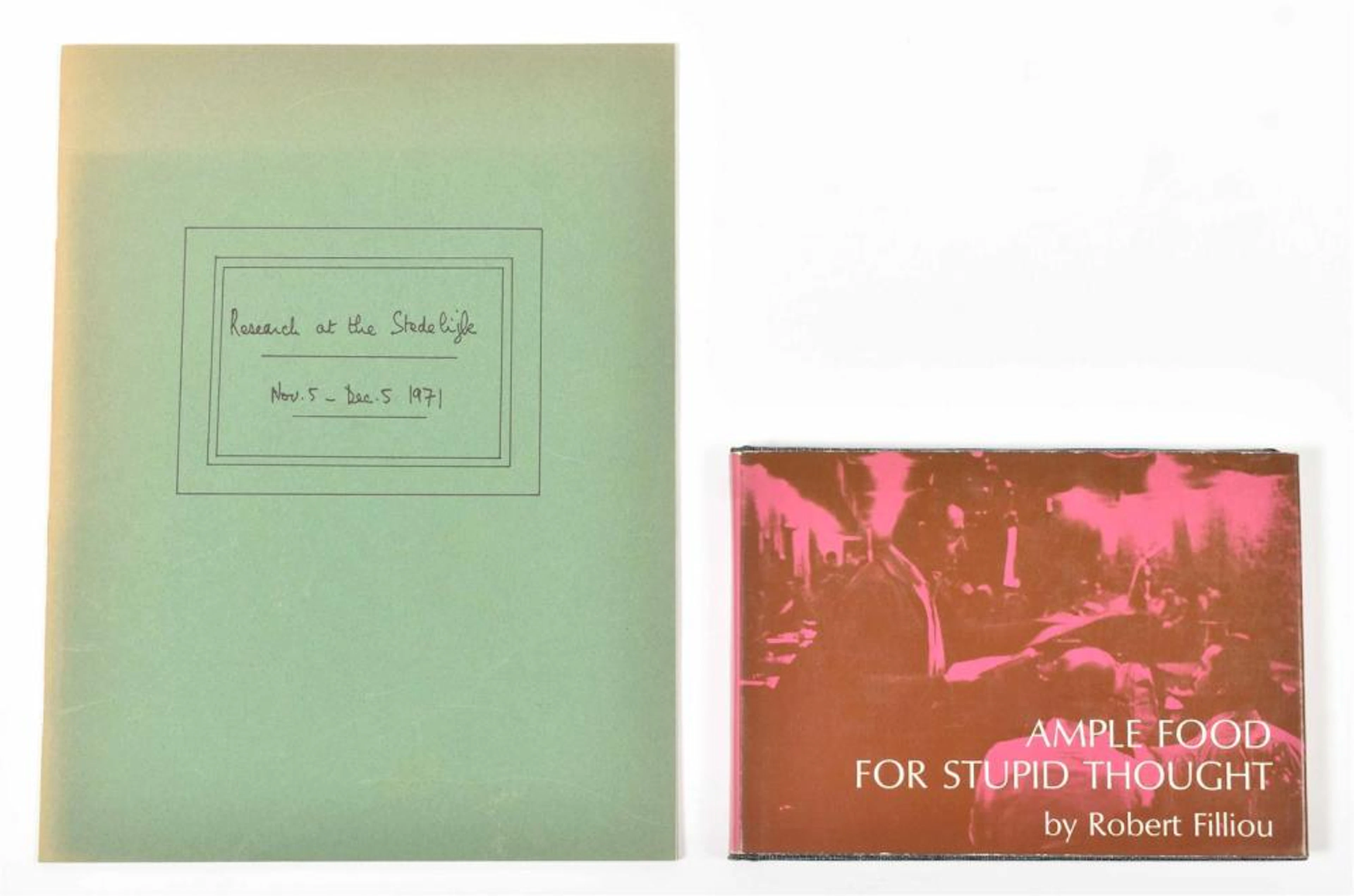 [FLUXUS] ROBERT FILLIOU, 2 EARLY PUBLICATIONS