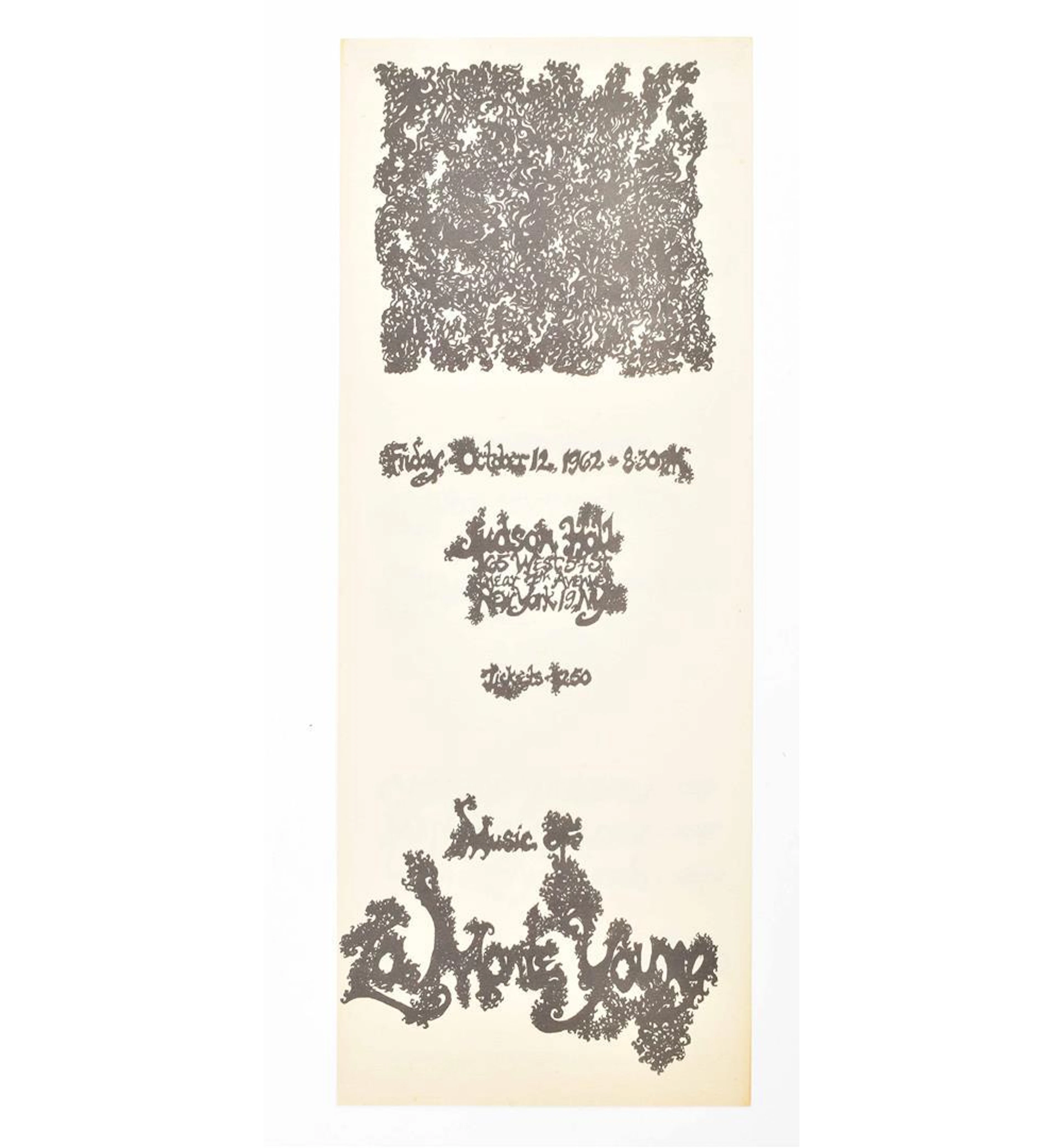 [FLUXUS] LA MONTE YOUNG AND MARIAN ZAZEELA, STUNNING FLYER