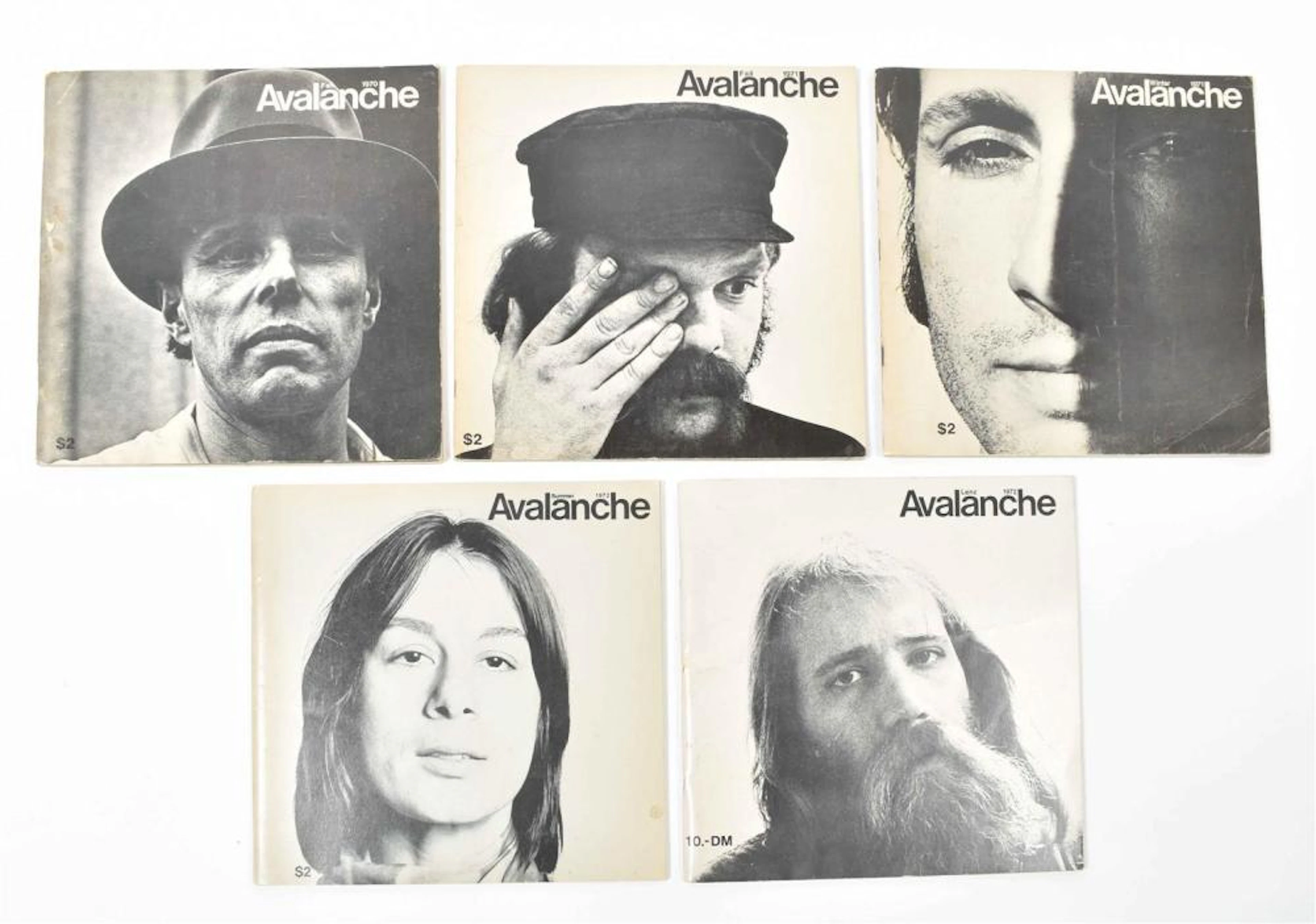 AVALANCHE, FIRST 5 ISSUES 1970-1972