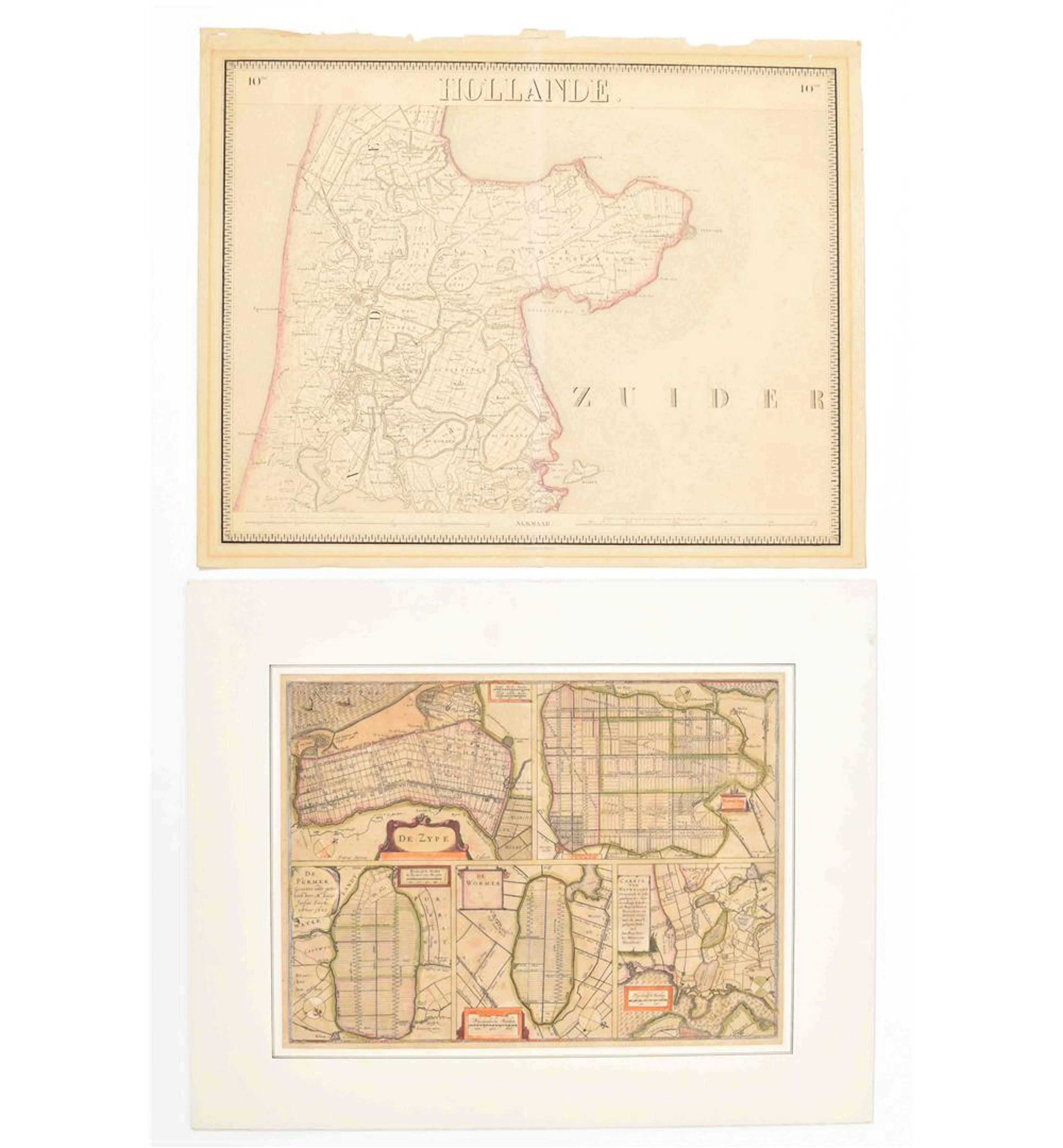 [ATLASES & MAPS] [NETHERLANDS] CONVOLUTE WITH: (1) RHINOLANDIAE