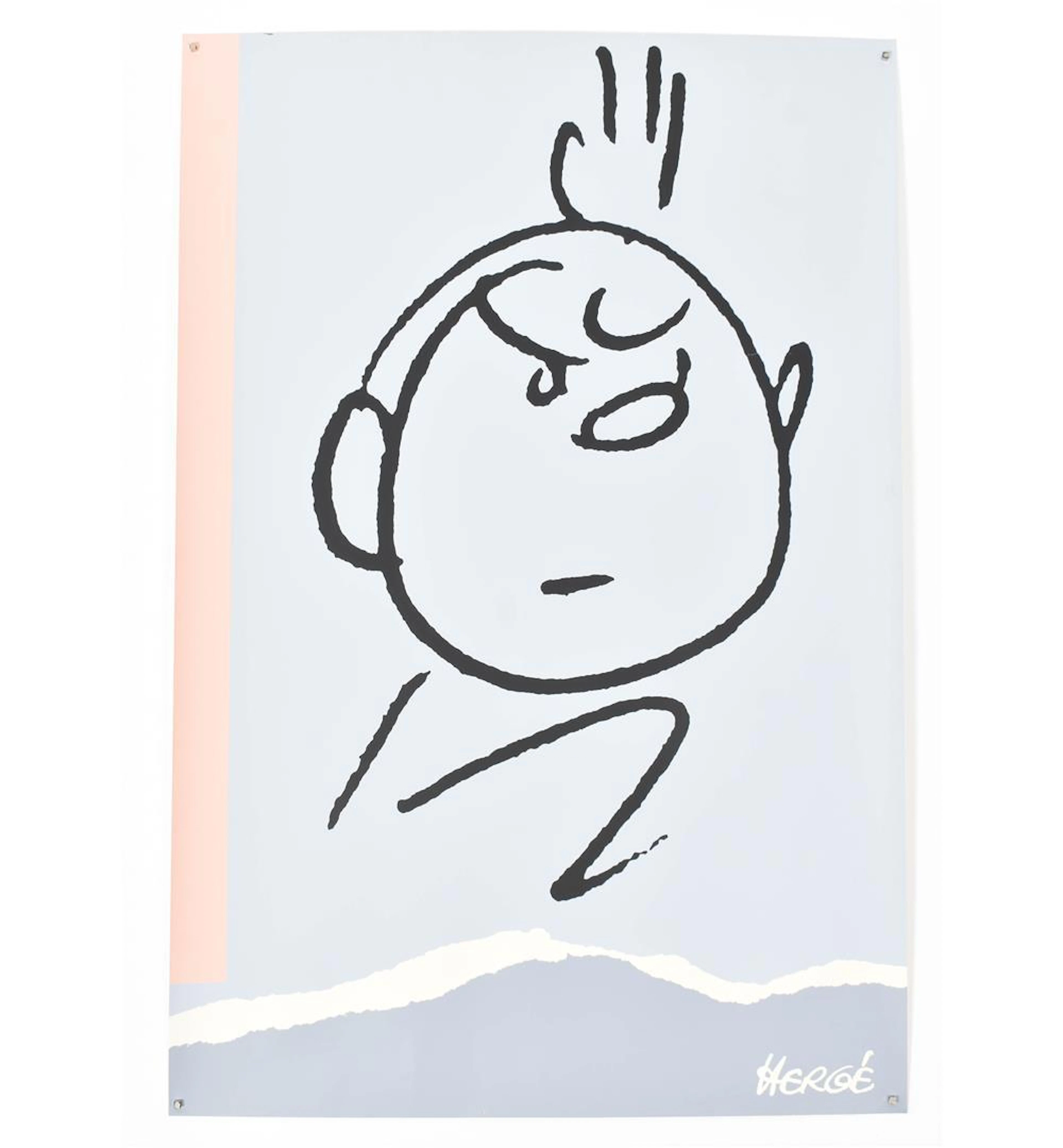 [COMICS] HERGÉ. TINTIN. KUIFJE EN DE ALFA KUNST POSTER