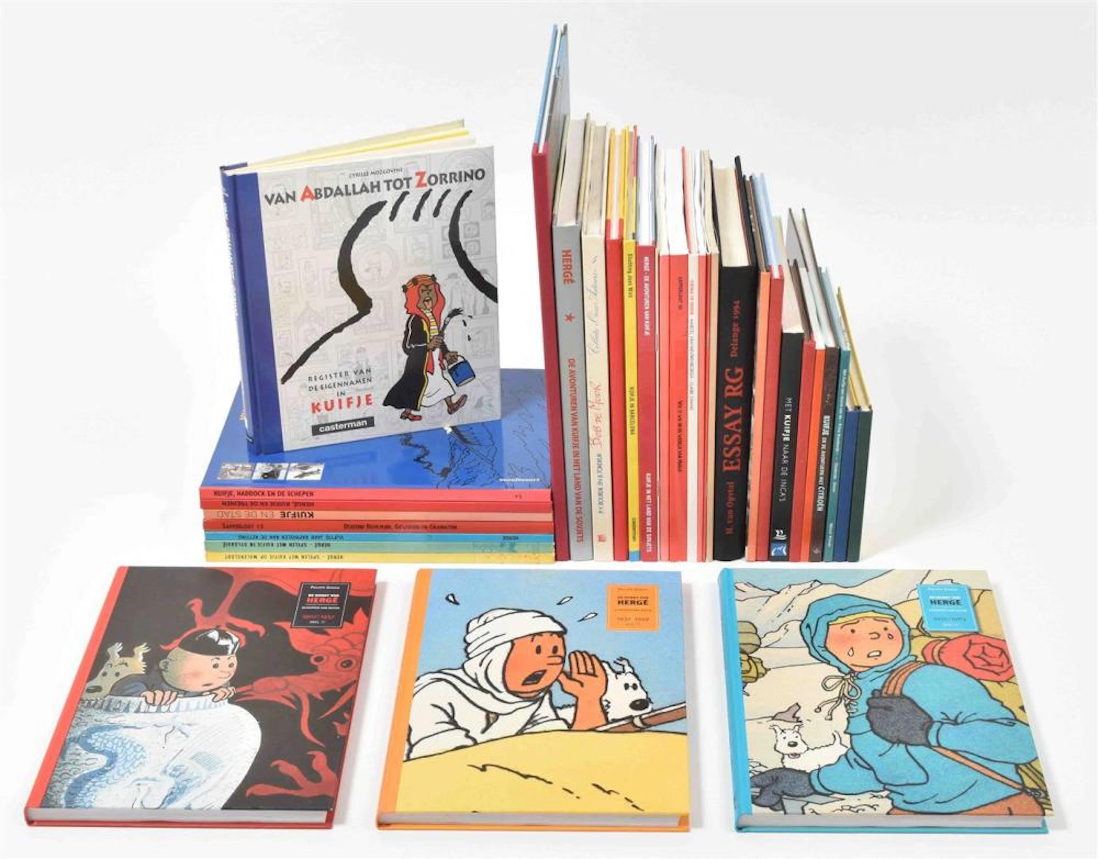 [COMICS] HERGÉ. TINTIN. 35 TITLES: (1) DE KUNST VAN HERGÉ