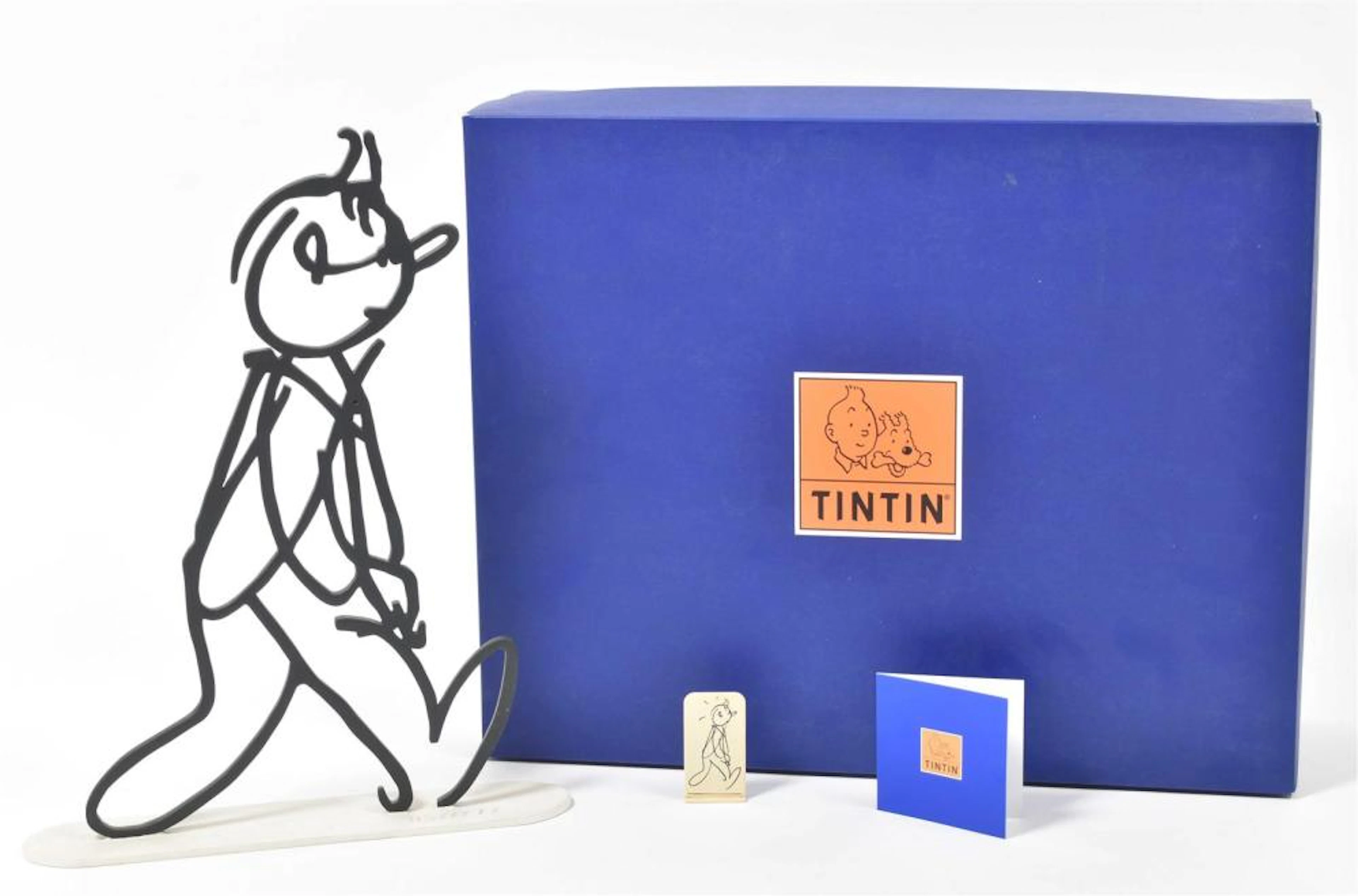 [TINTIN FIGURINES] HERGÉ. TINTIN. MOULINSART FIGURINE, "TINTIN ALPH-ART"