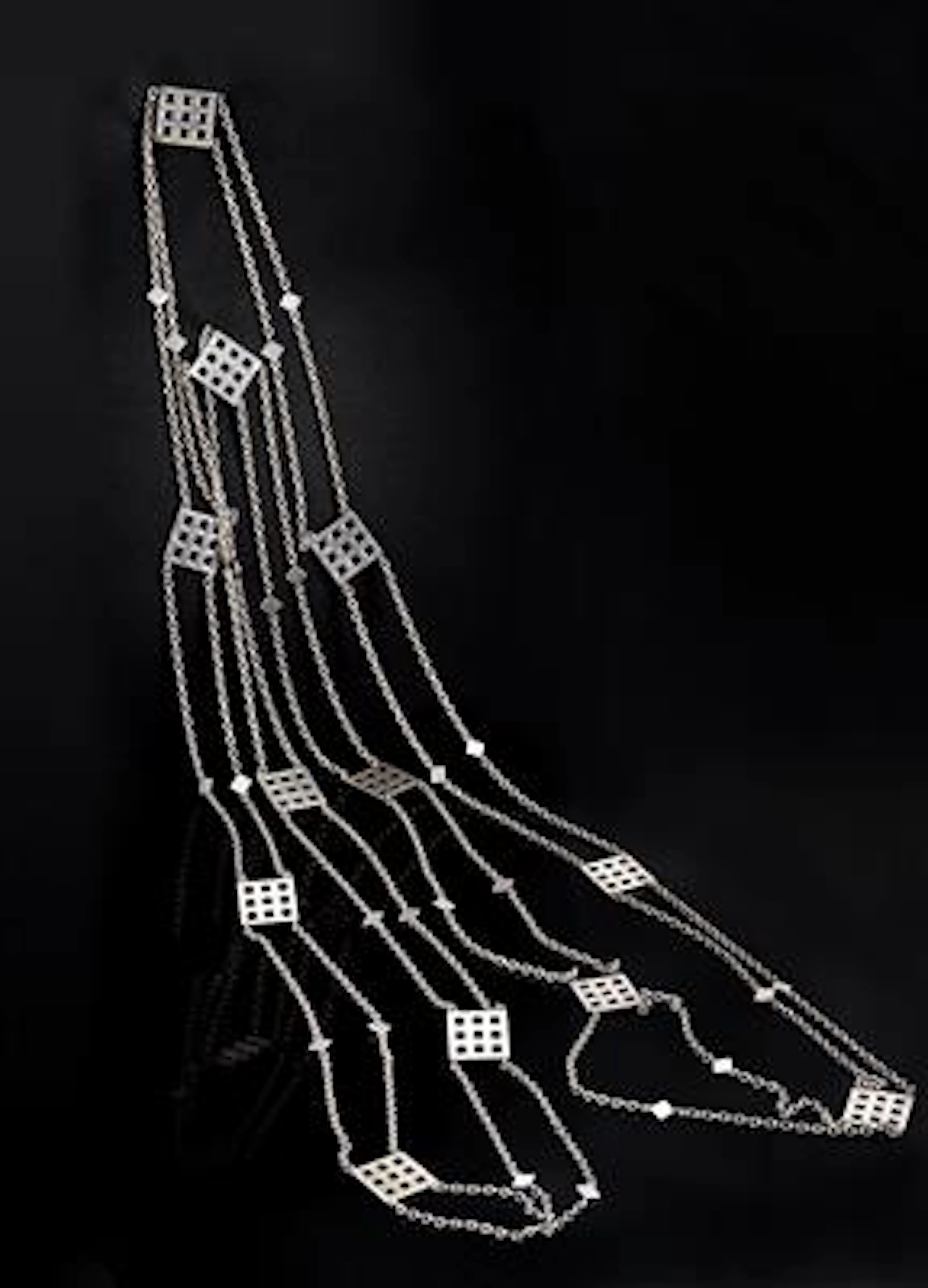 Kolo Moser (1868 Vienna 1918), A muff necklace, gift of Gustav Klimt