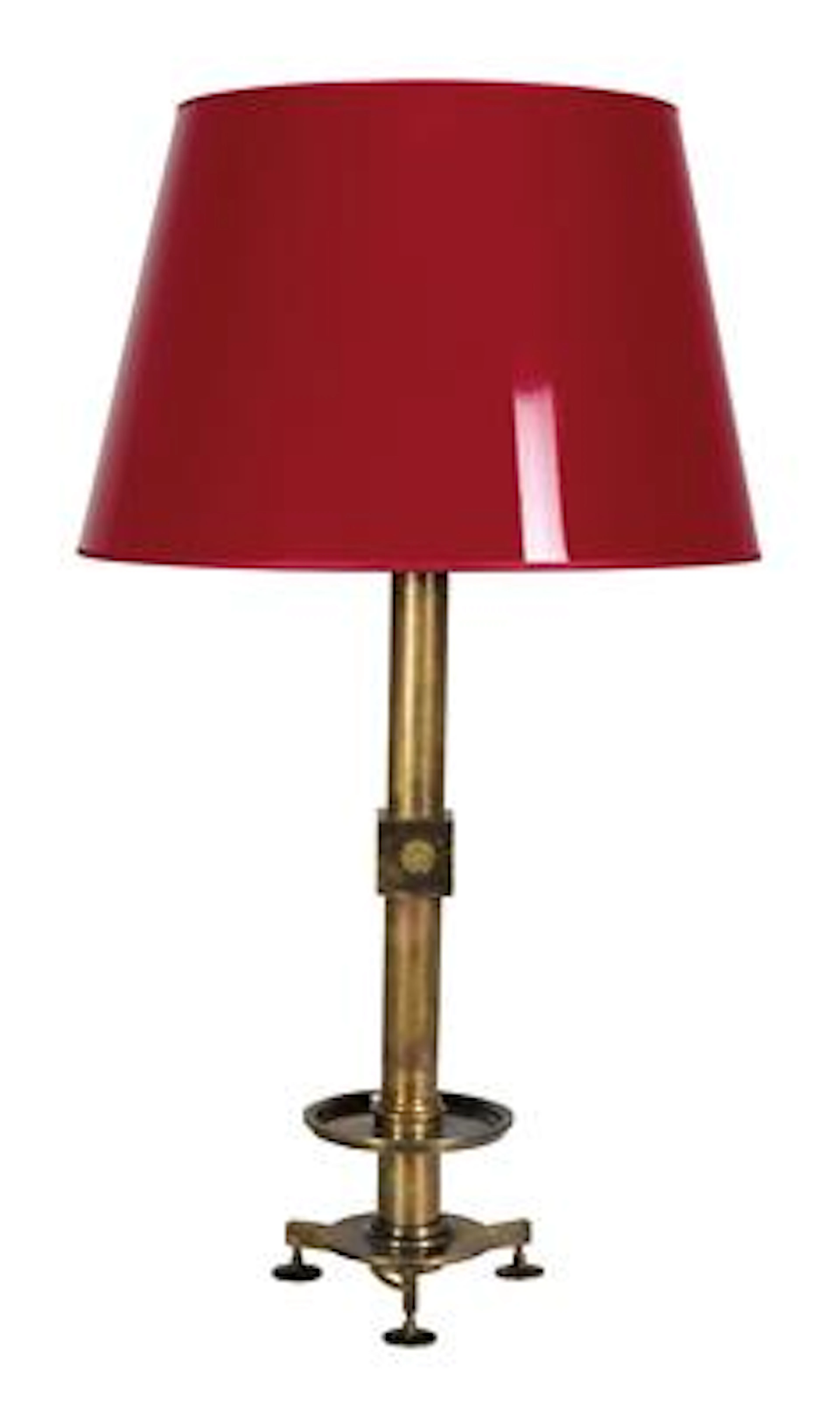 A table lamp