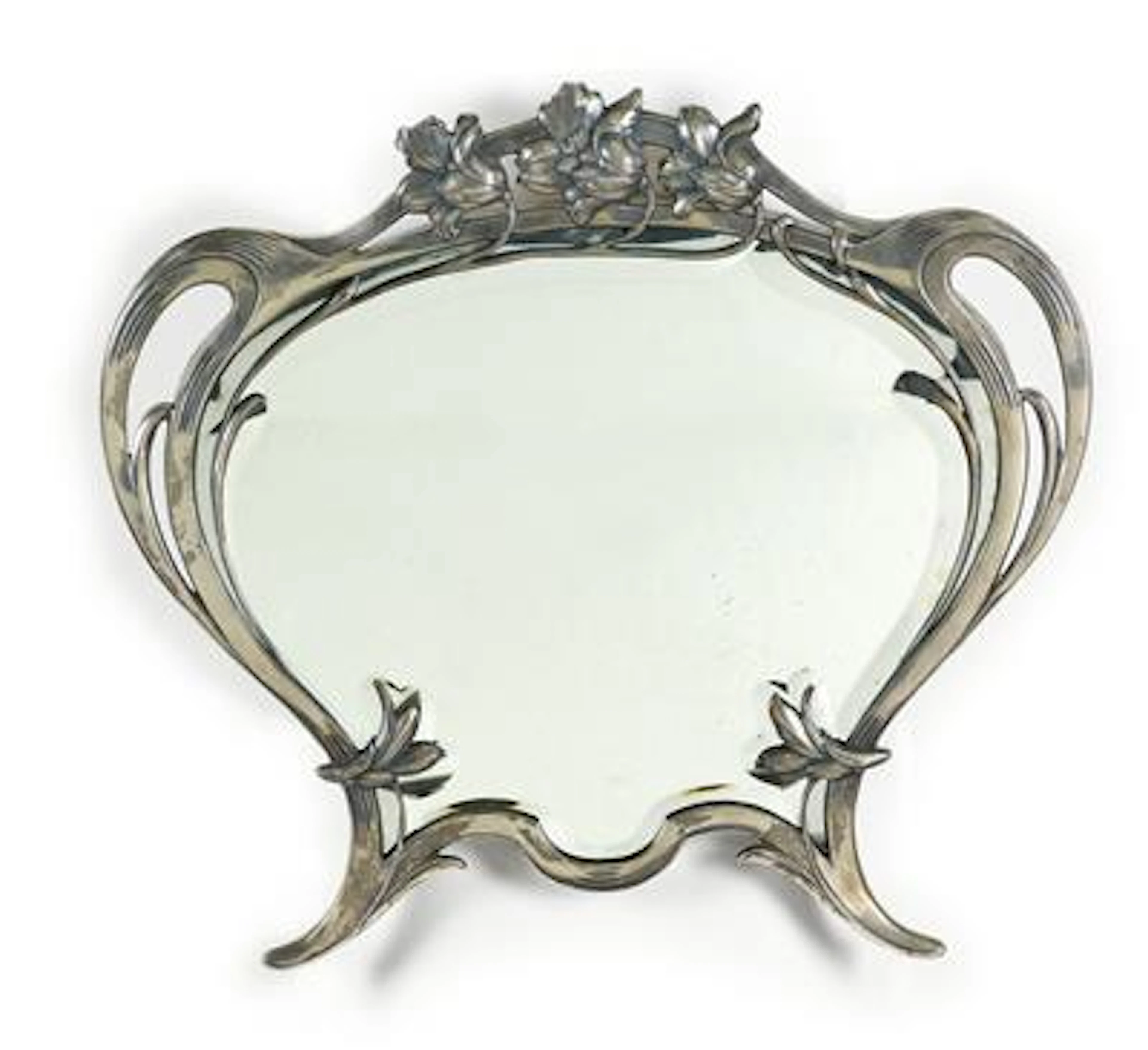 Jugendstil-Wandspiegel (ehemaliger Standspiegel)