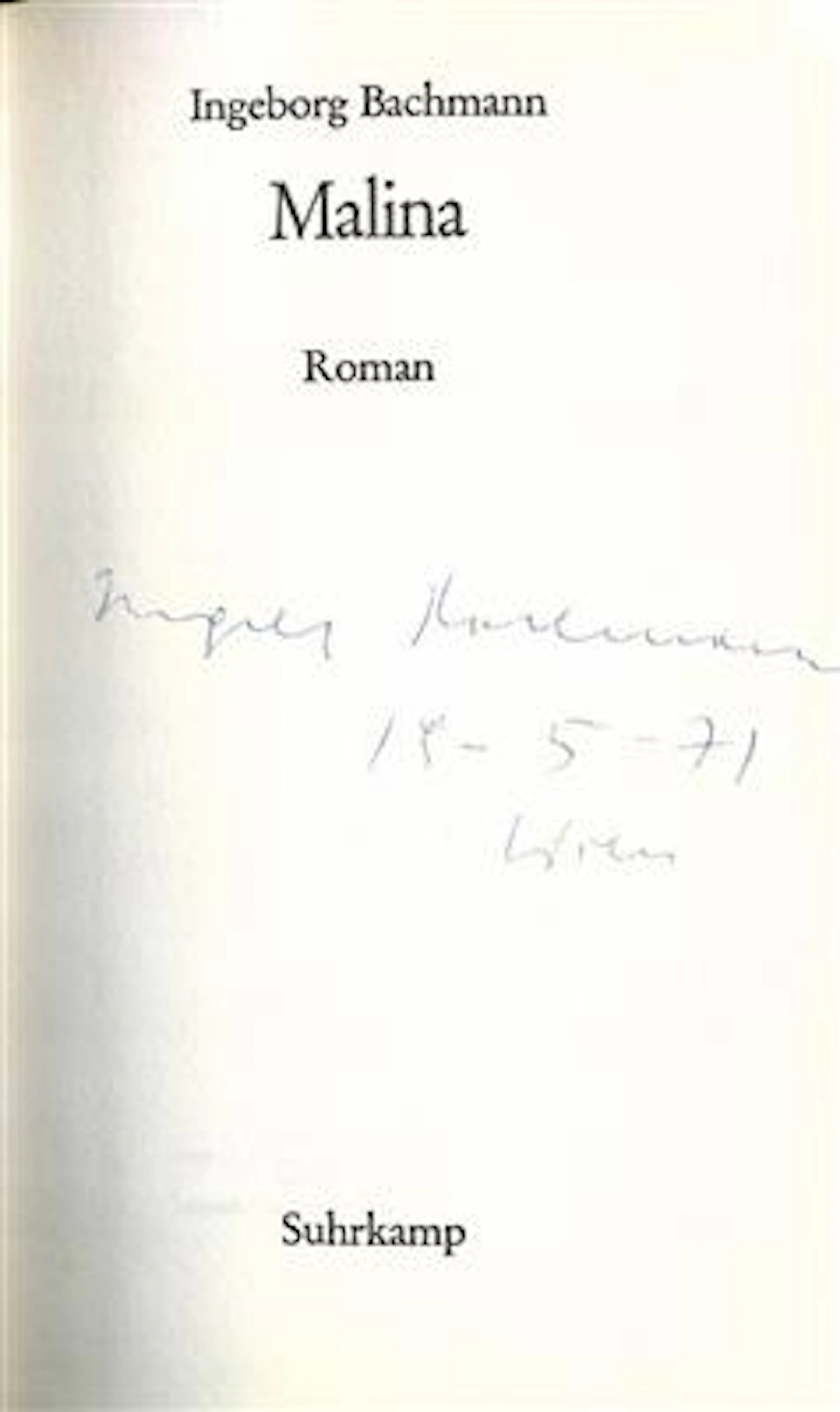 Bachmann, Ingeborg