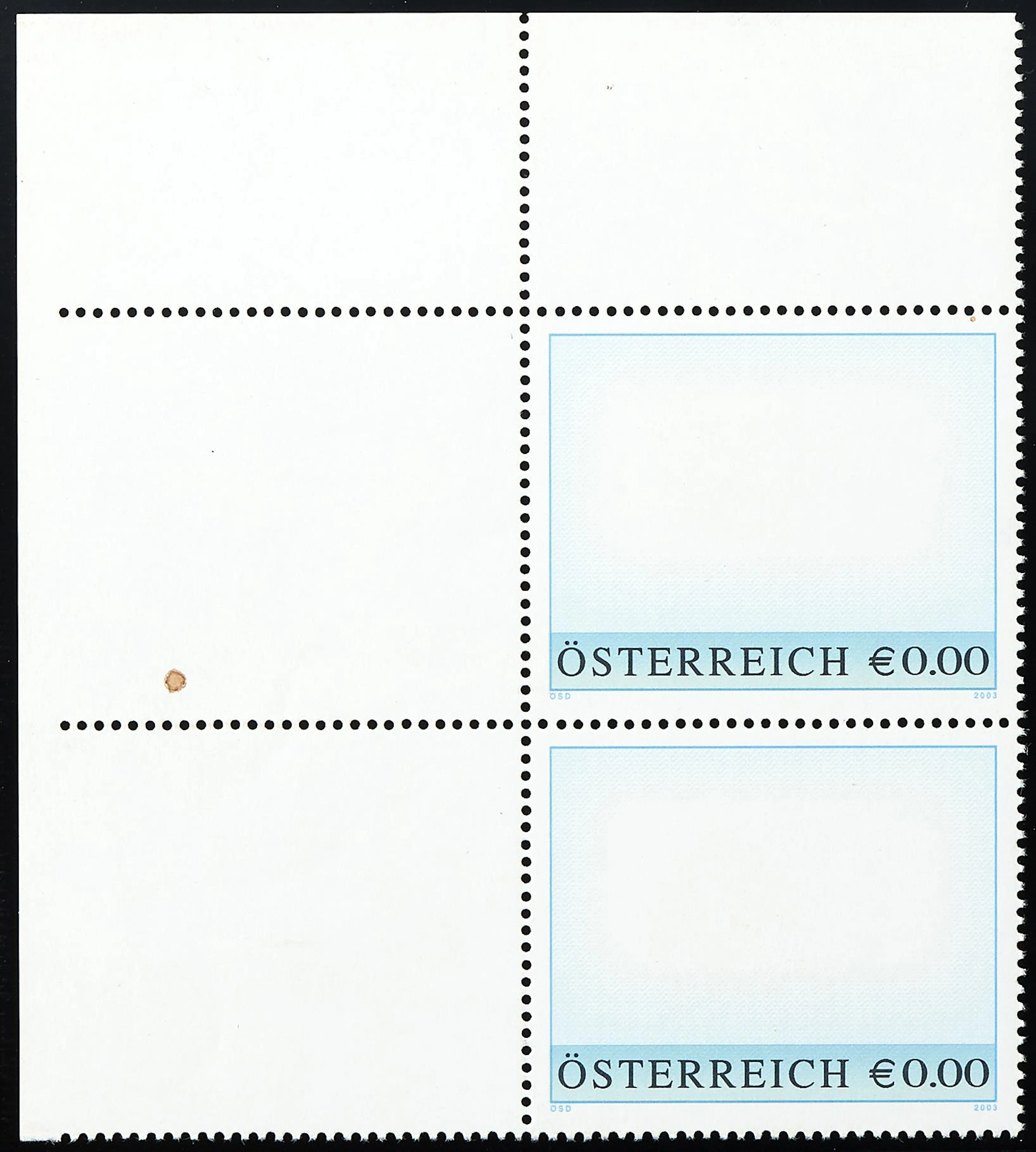 Österreich 2. Rep. ** - 2003 Probedruck