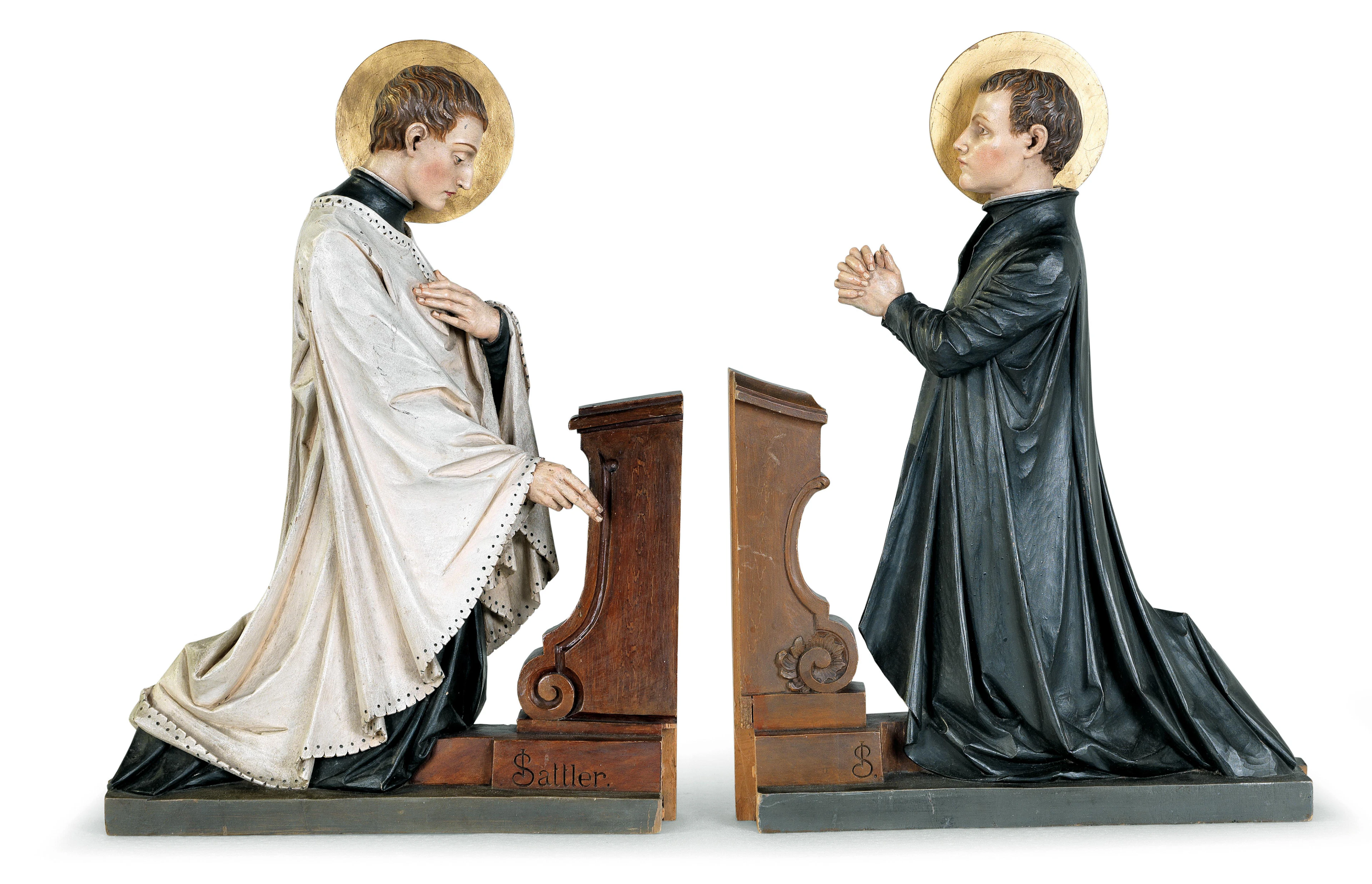 Two religious sculptures