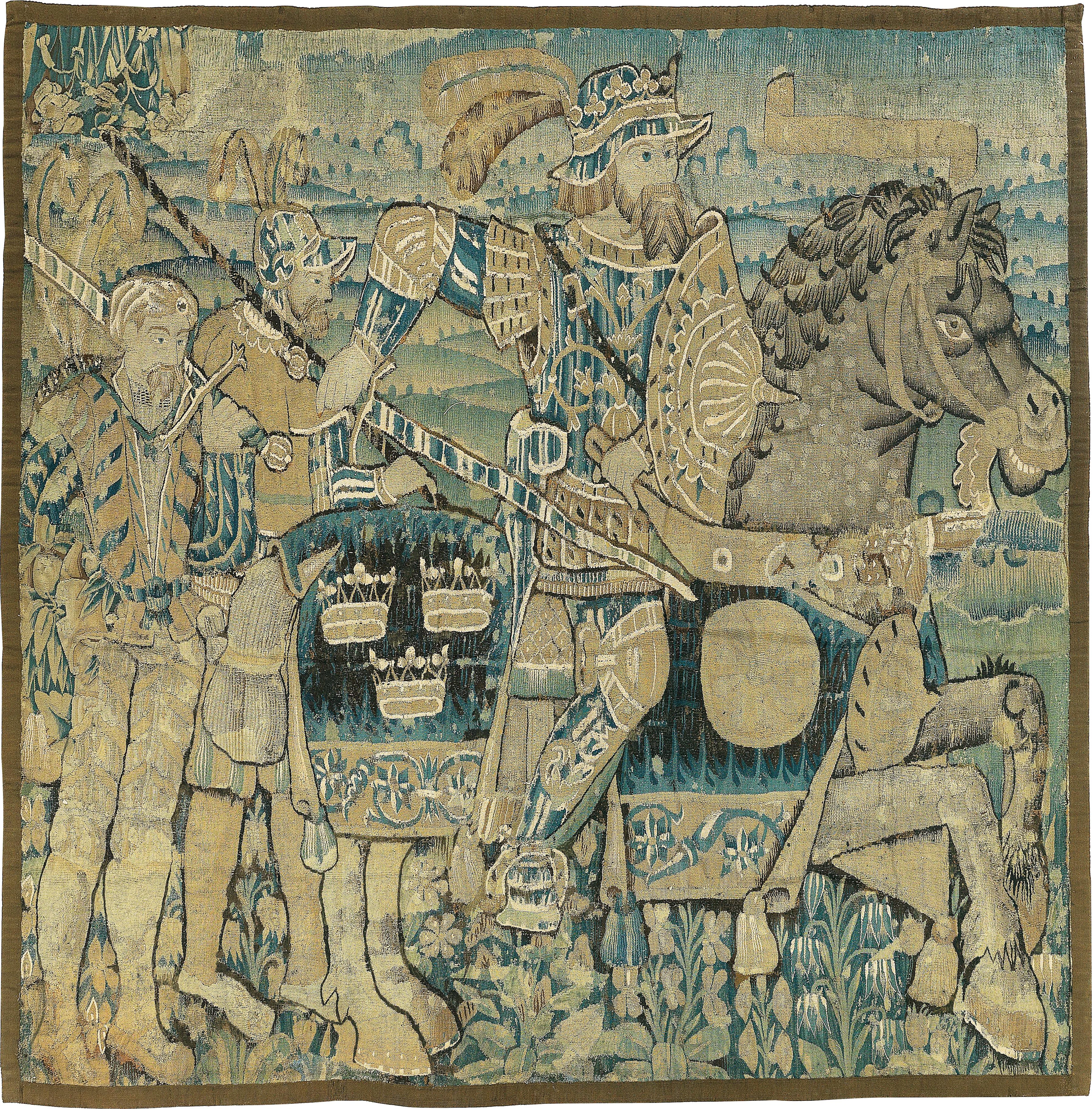 A tapestry fragment