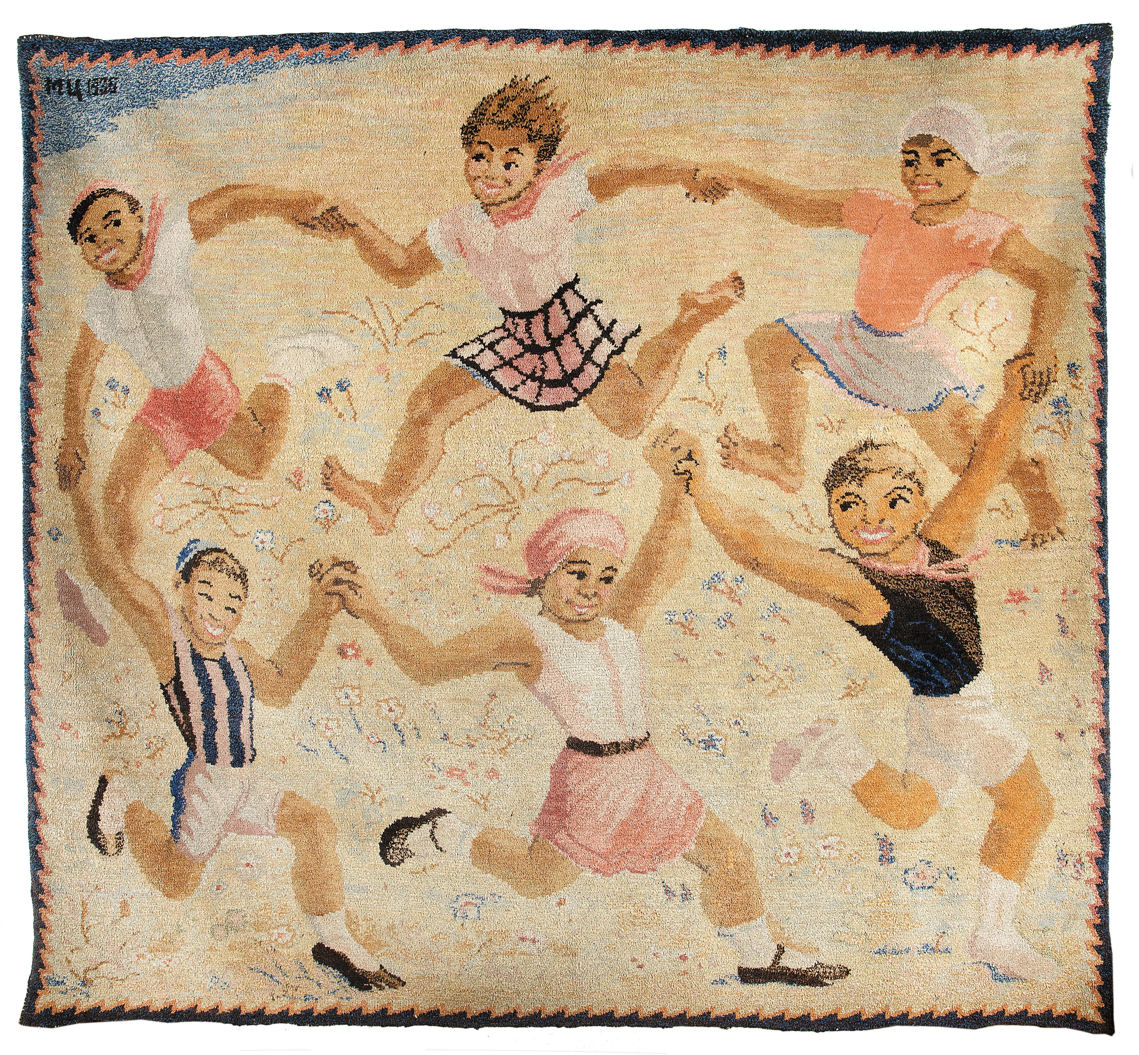 Soviet hand knotted carpet
