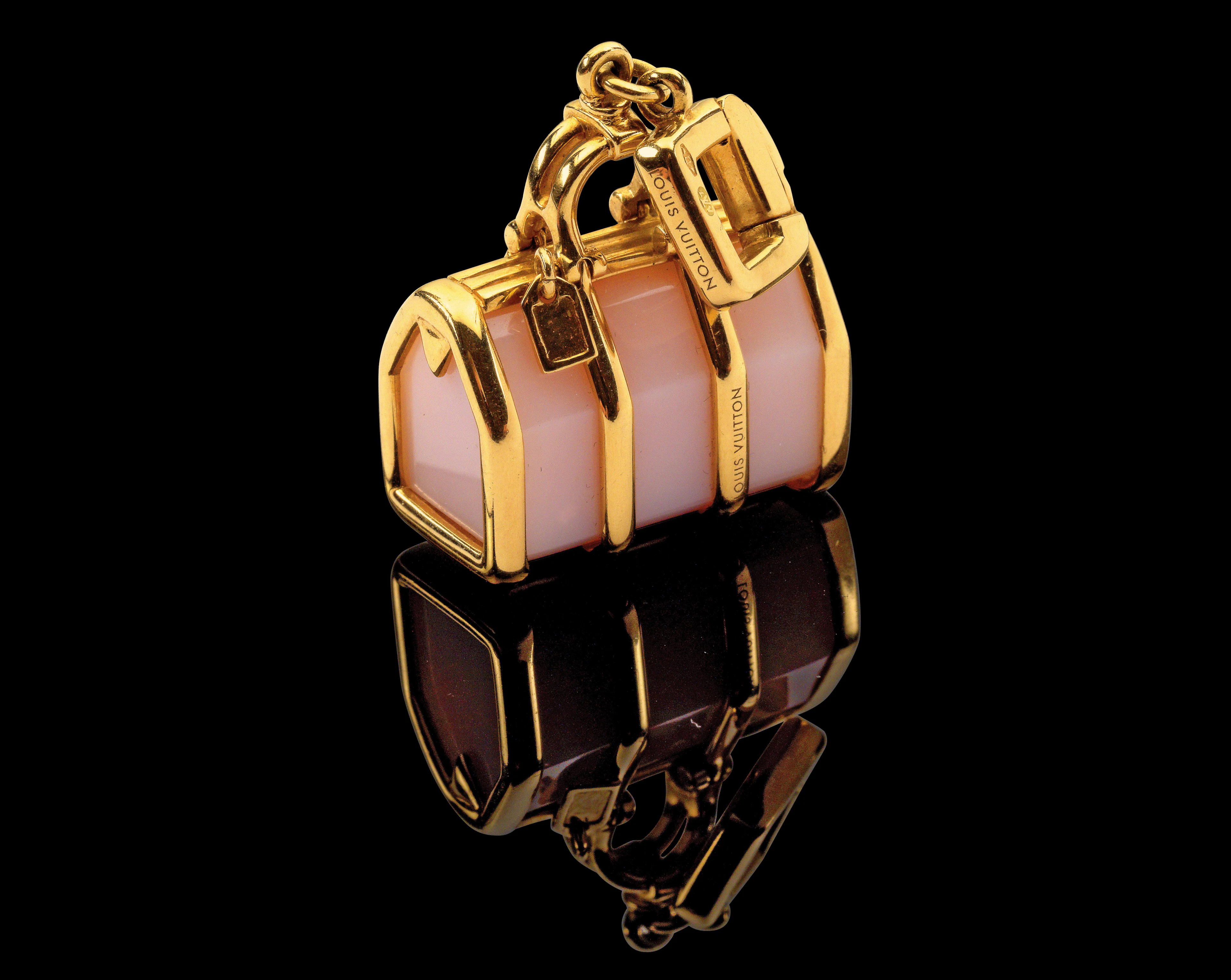 A “Keepall” pendant by Louis Vuitton