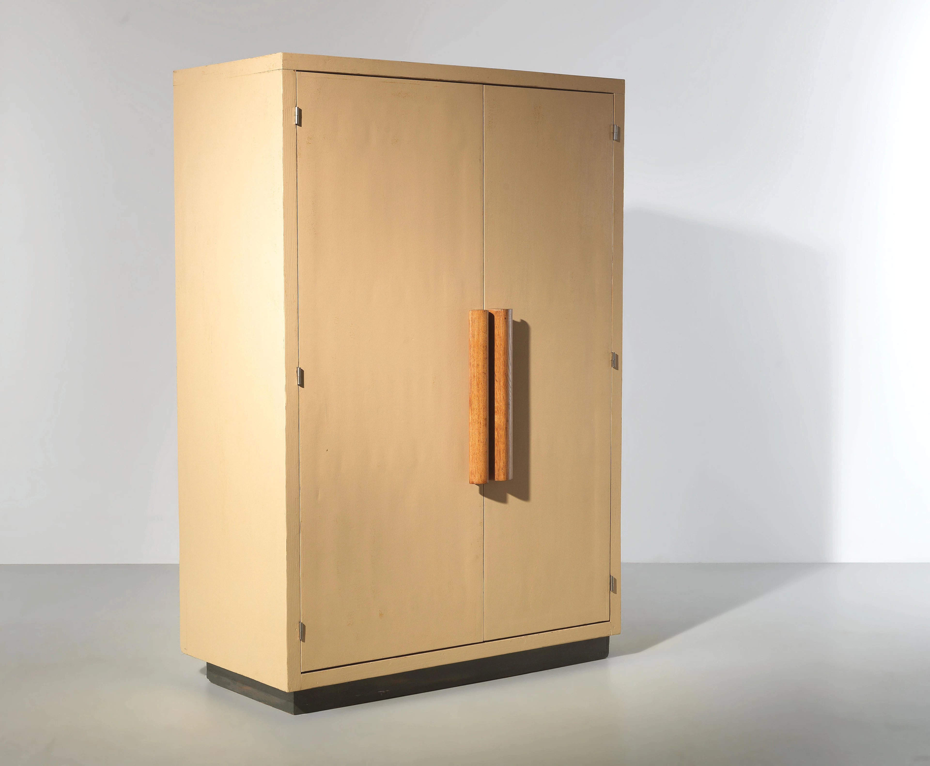 An Unité d’Habitation de Marseille wardrobe, designed by Le Corbusier c. 1949