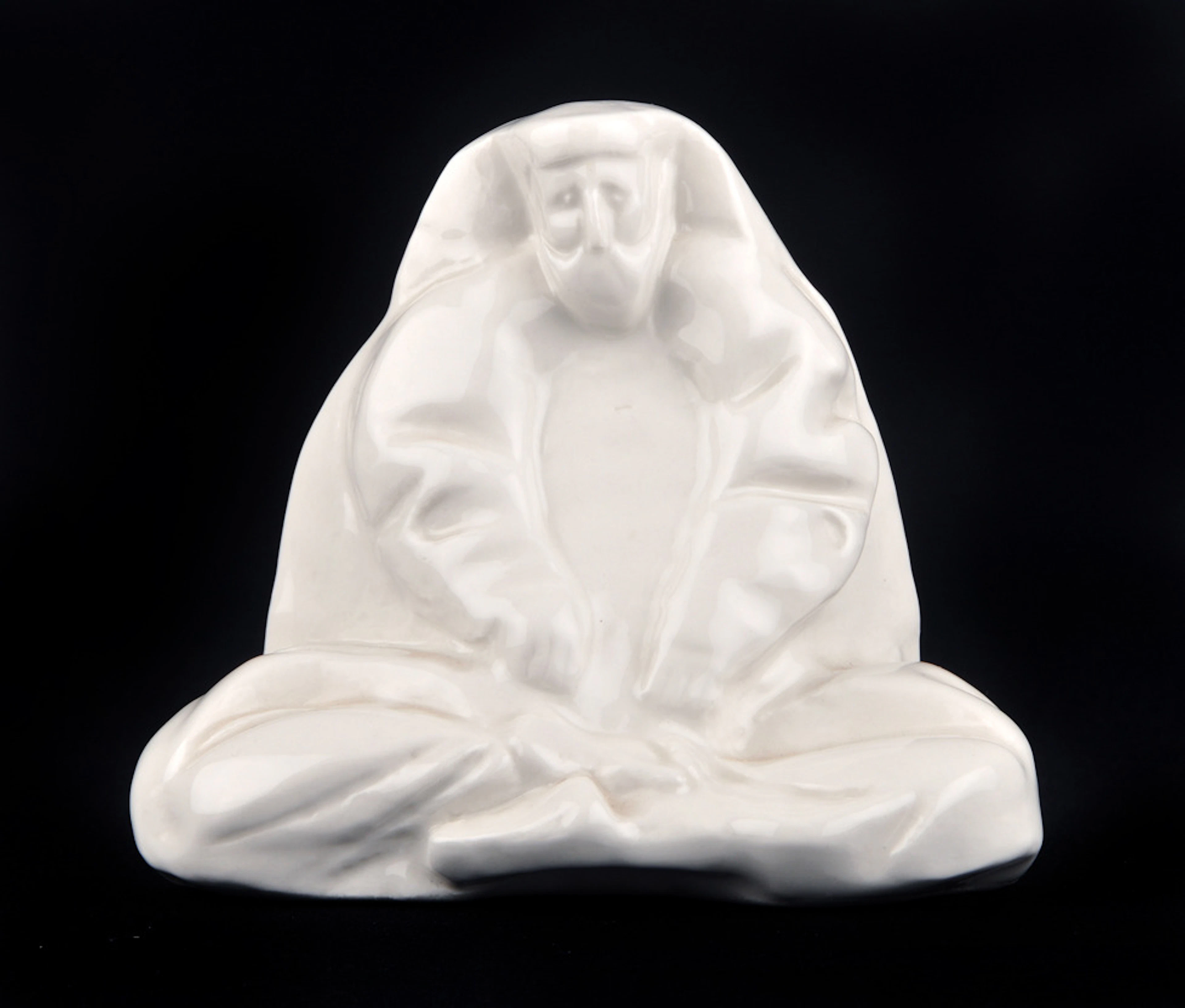 GOEBEL GALERIE, HANS WIMMER. "Der Perlenhändler", Porzellanfigur weiß, Limitierung 4 von 50.