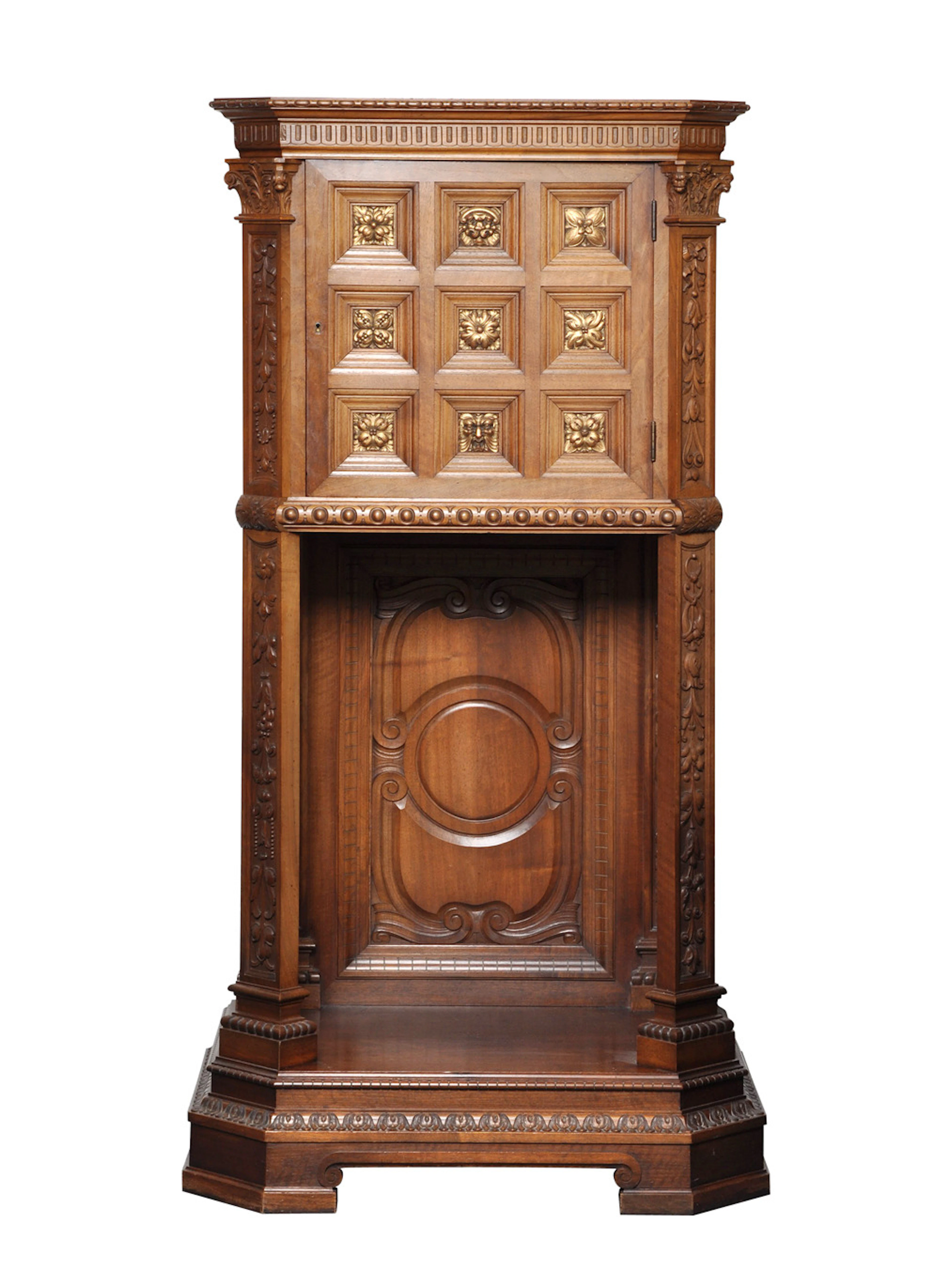 KABINETTSCHRANK. Möbel im Stil der Epoche Renaissance.