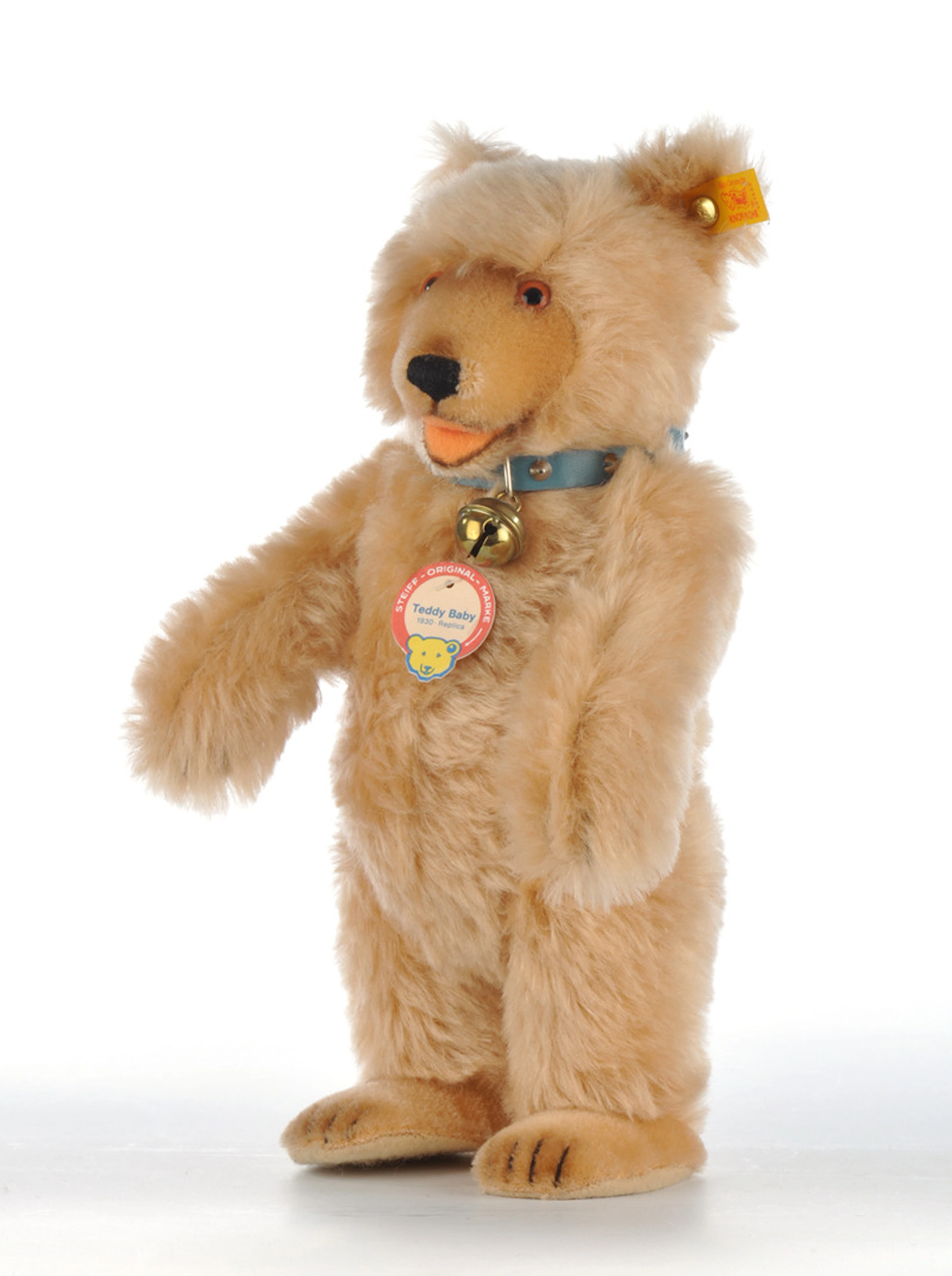 MARGARETE STEIFF. Teddybär, Mohair. Teddy Baby 29.