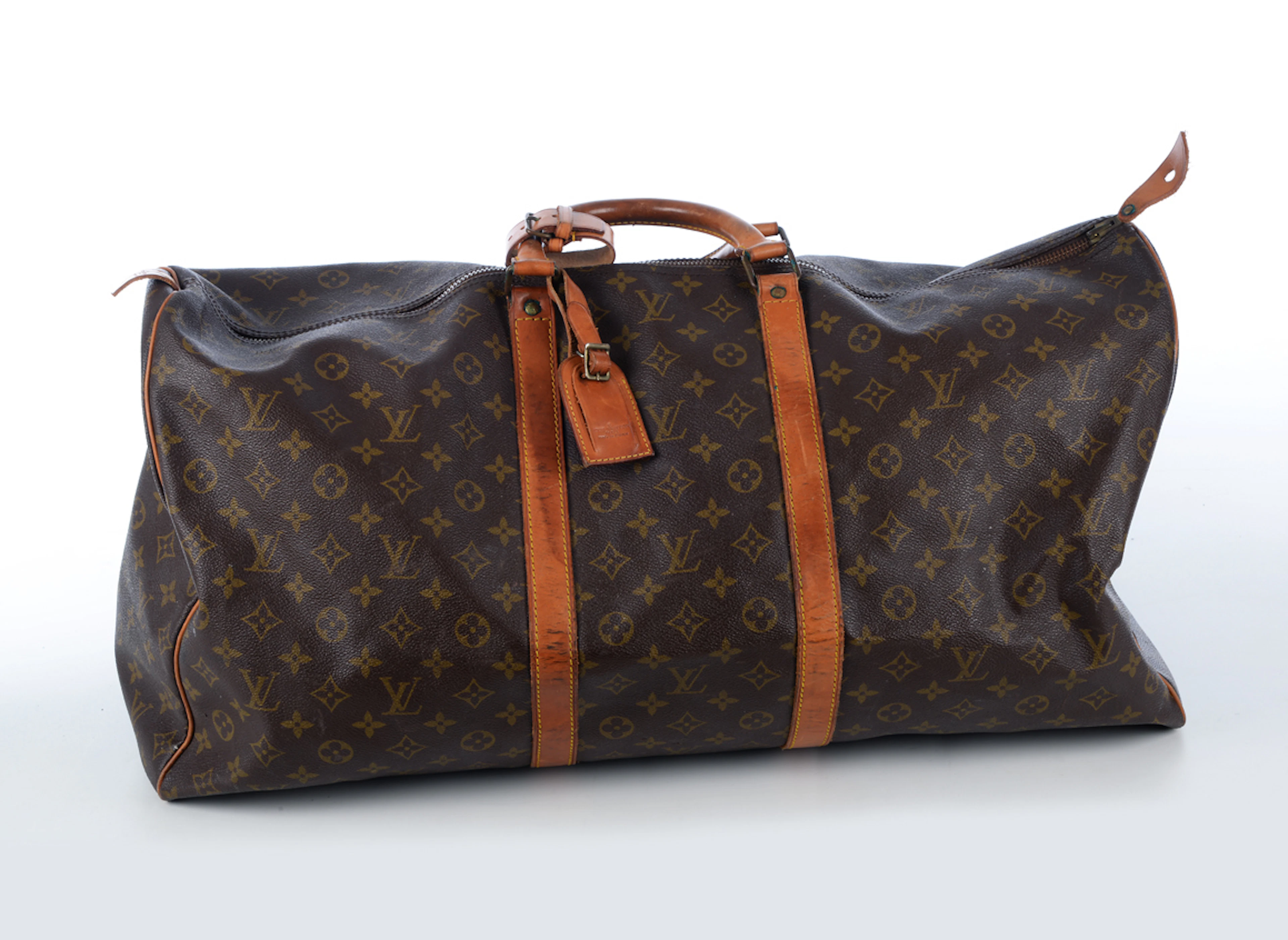 LOUIS VUITTON. "Keepall 65 GM". Weekender / Reisetasche, Vintage.
