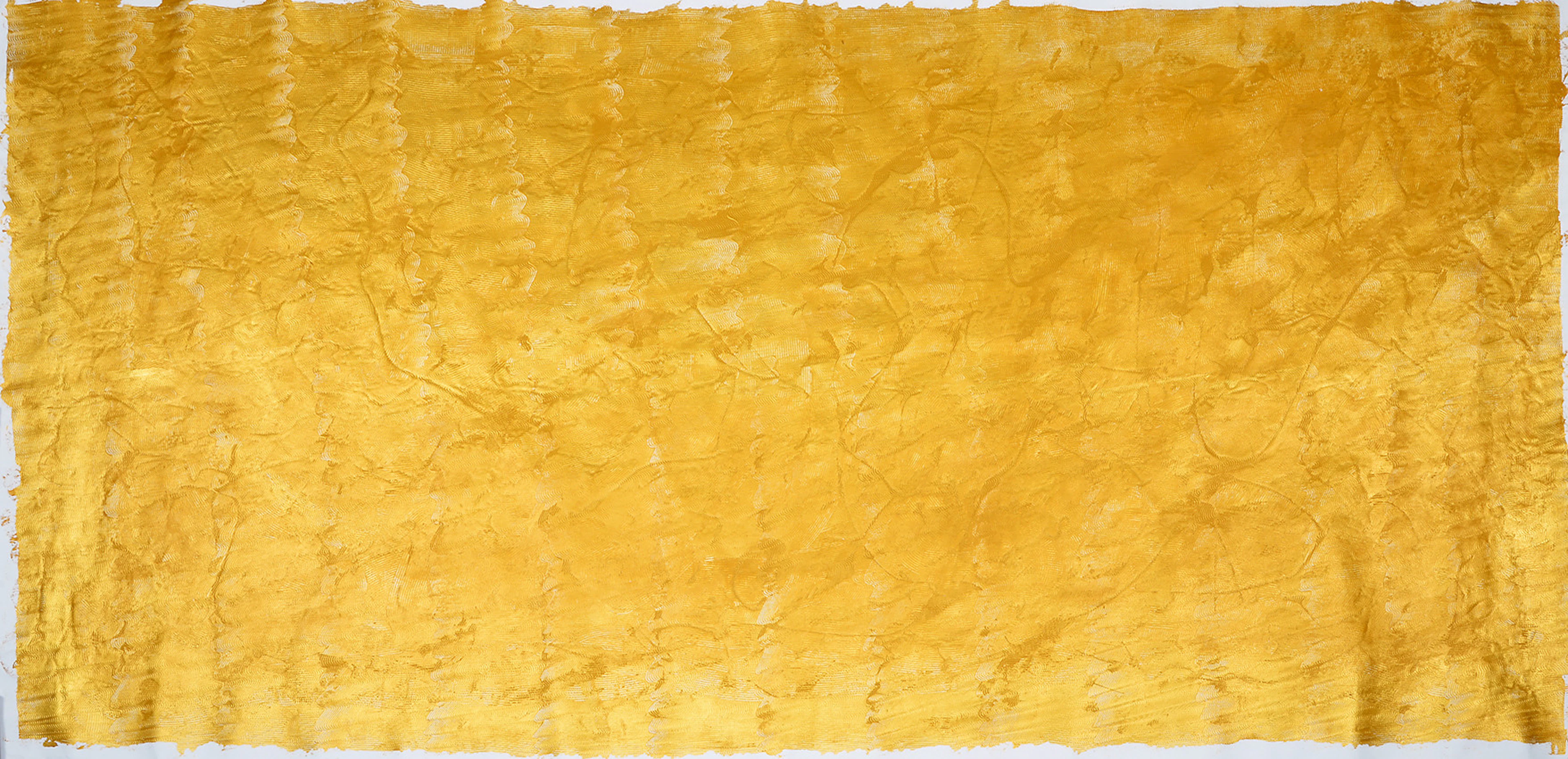 MORITZ SOMMER. WIEN, ÖSTERREICH. " Golden Sky ". Großformatiges Gemälde. Acryl auf Leinwand.