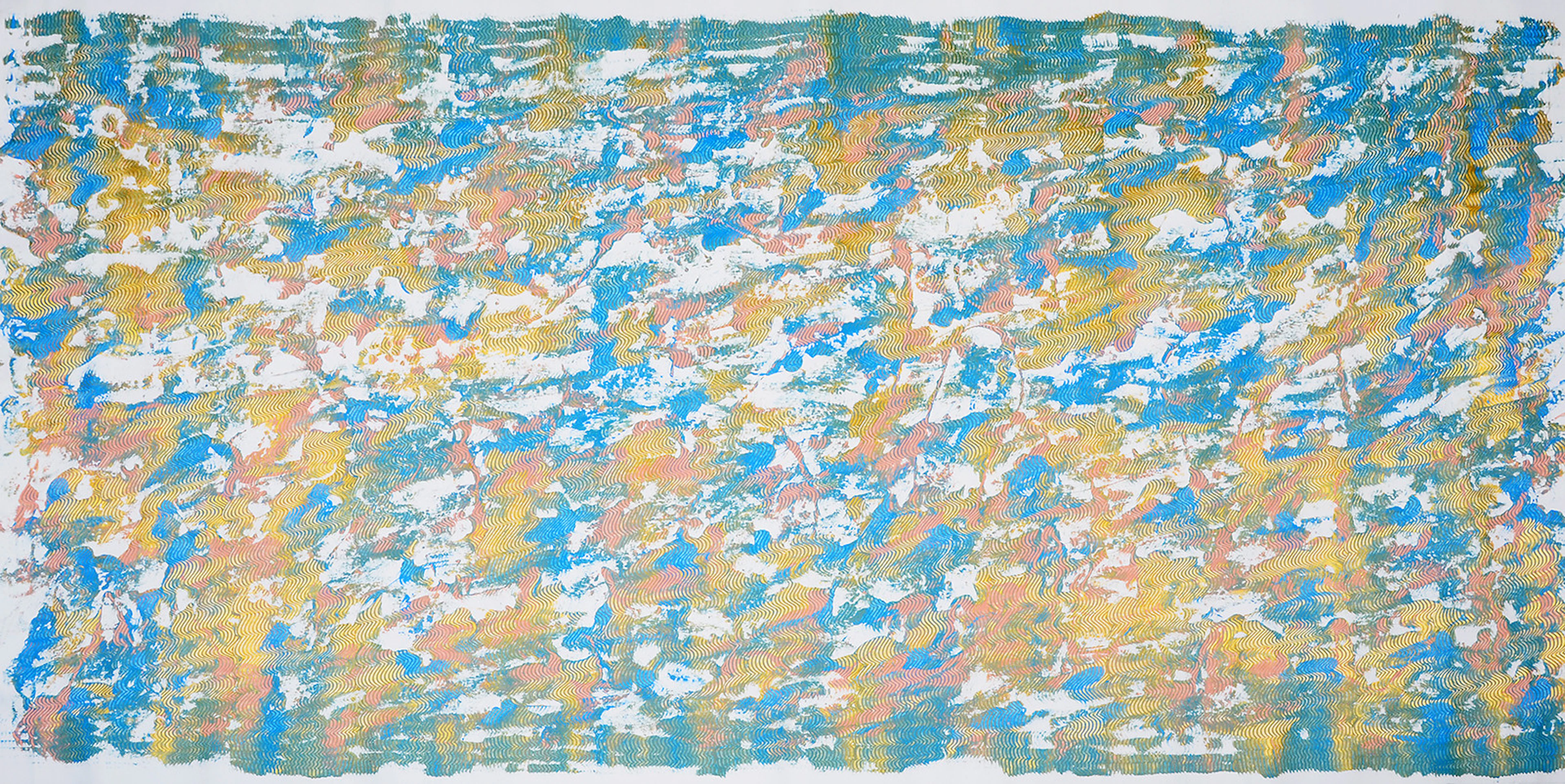 MORITZ SOMMER. WIEN, ÖSTERREICH. " My Baby ". Großformatiges Gemälde. Acryl auf Leinwand.