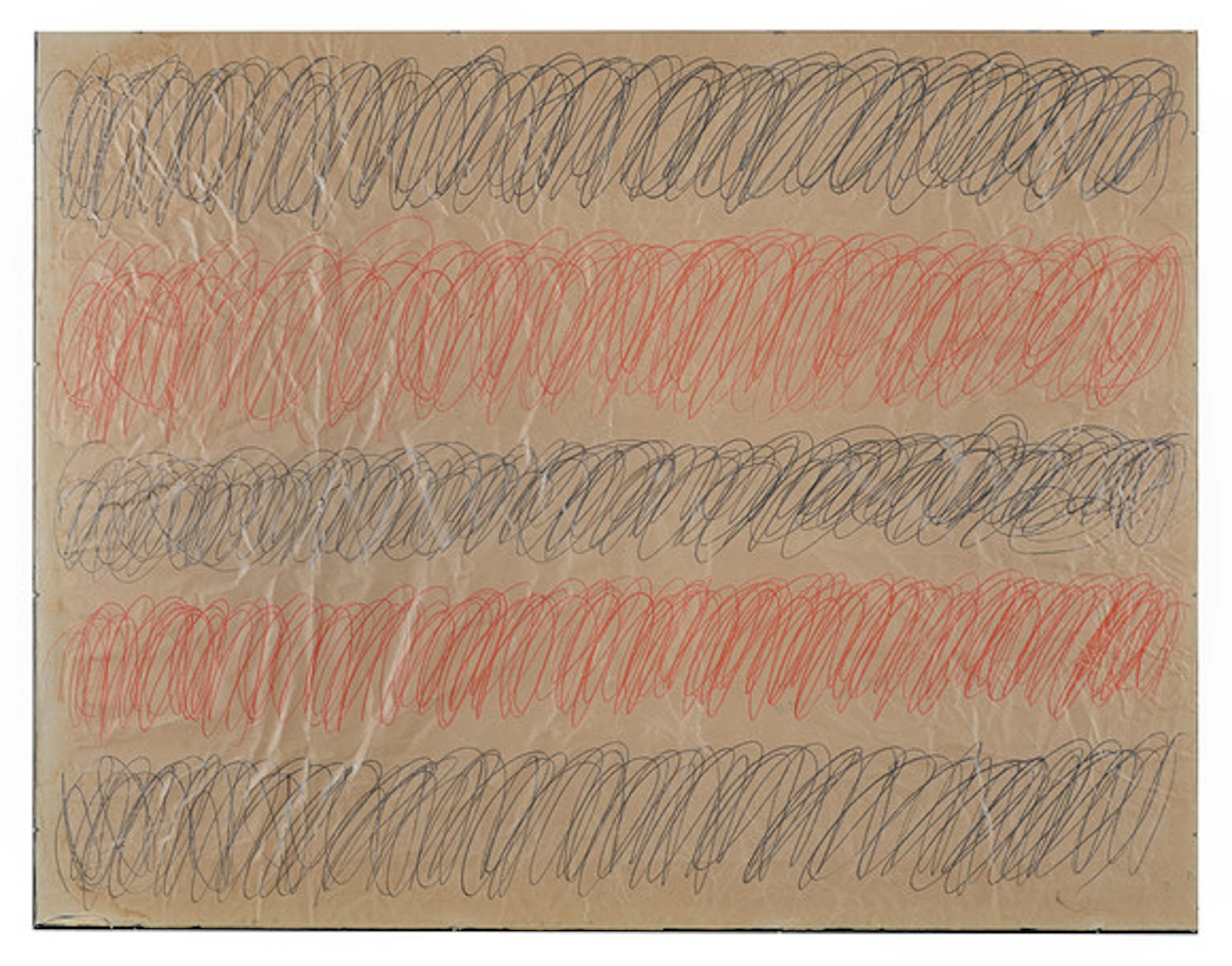 CY TWOMBLY. Tillskriven. ”Tvåfärgad kompos…