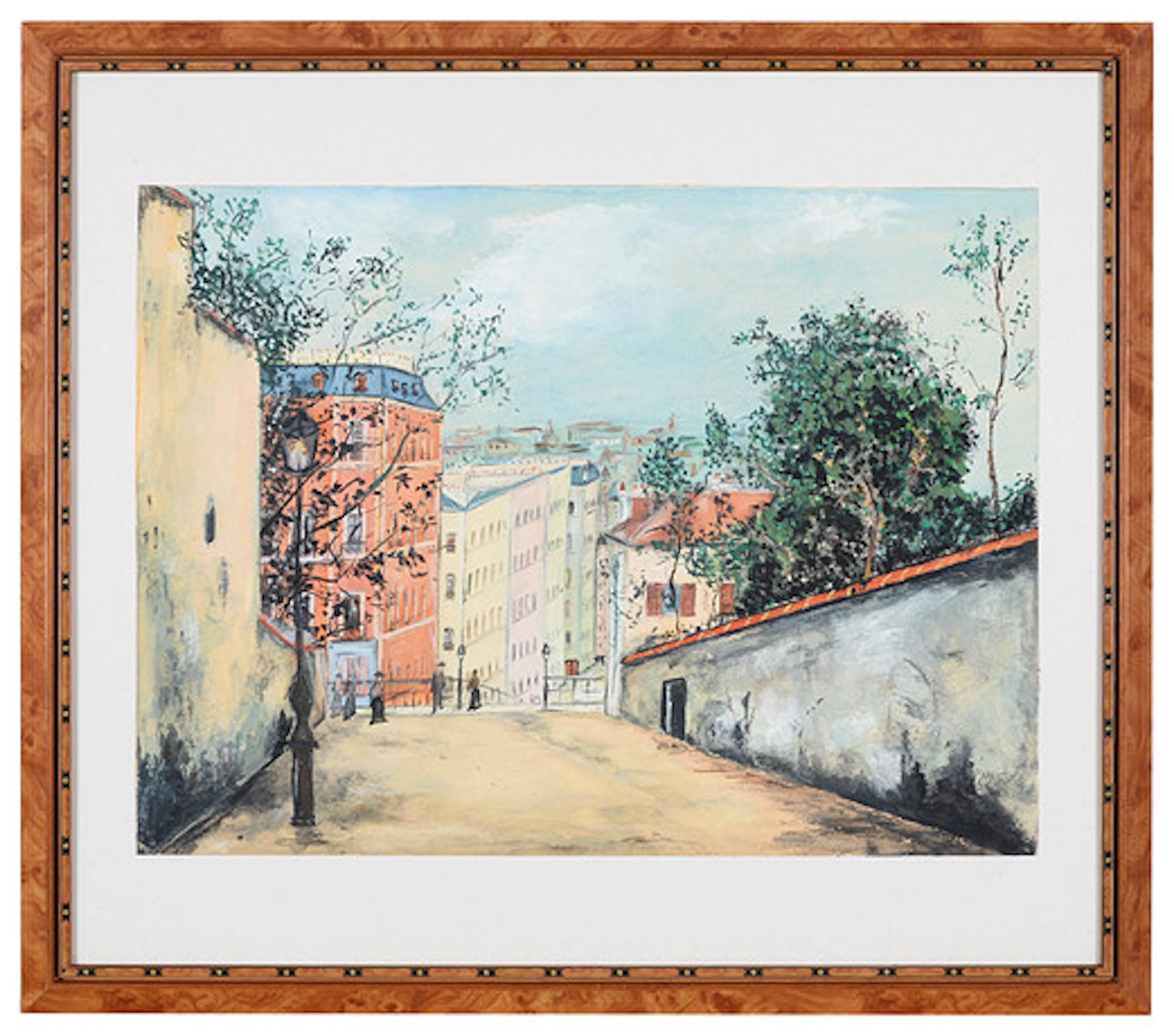 MAURICE UTRILLO. Hans art. ”Rue de Mont-Ce…